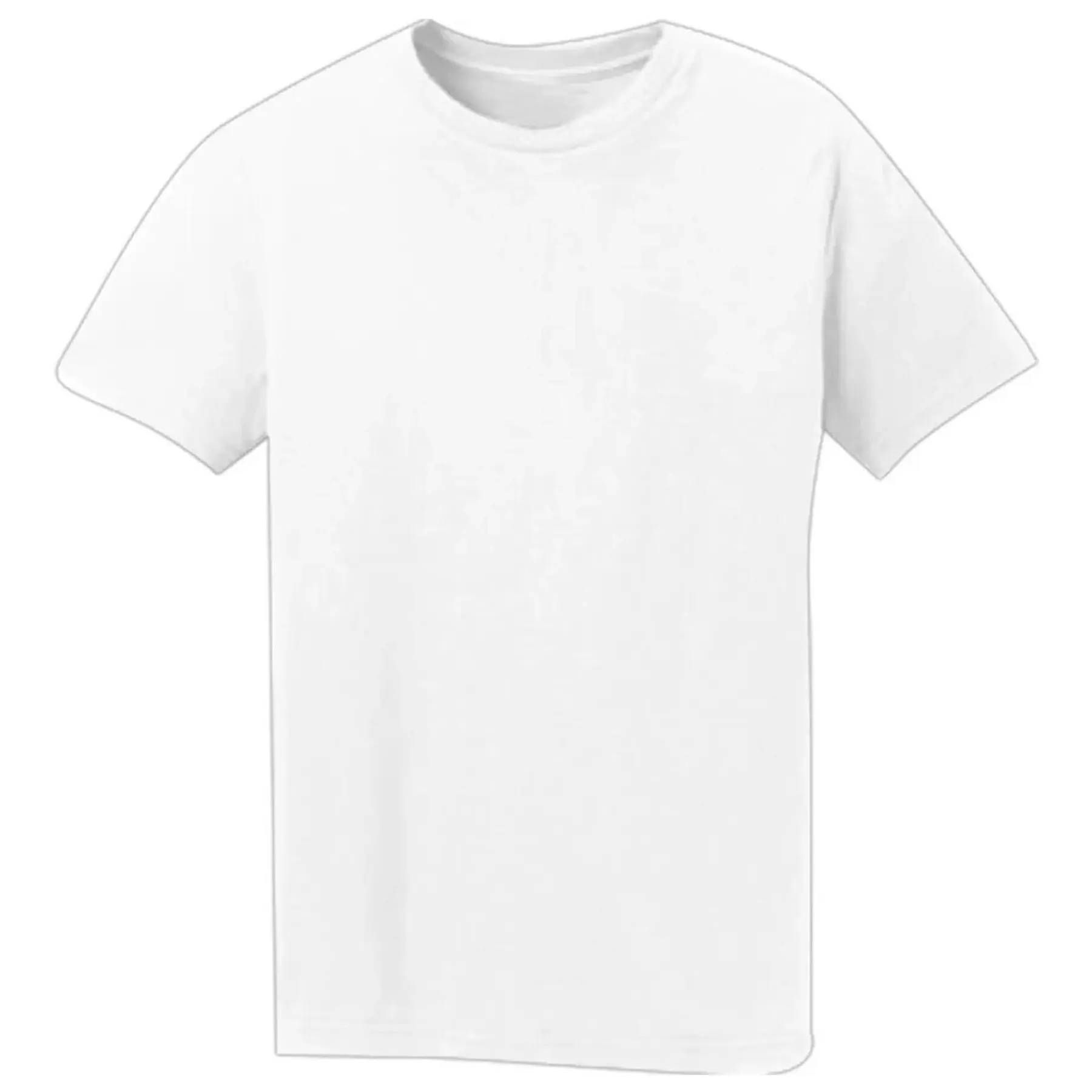 Premium Soft Cotton Youth Tee White