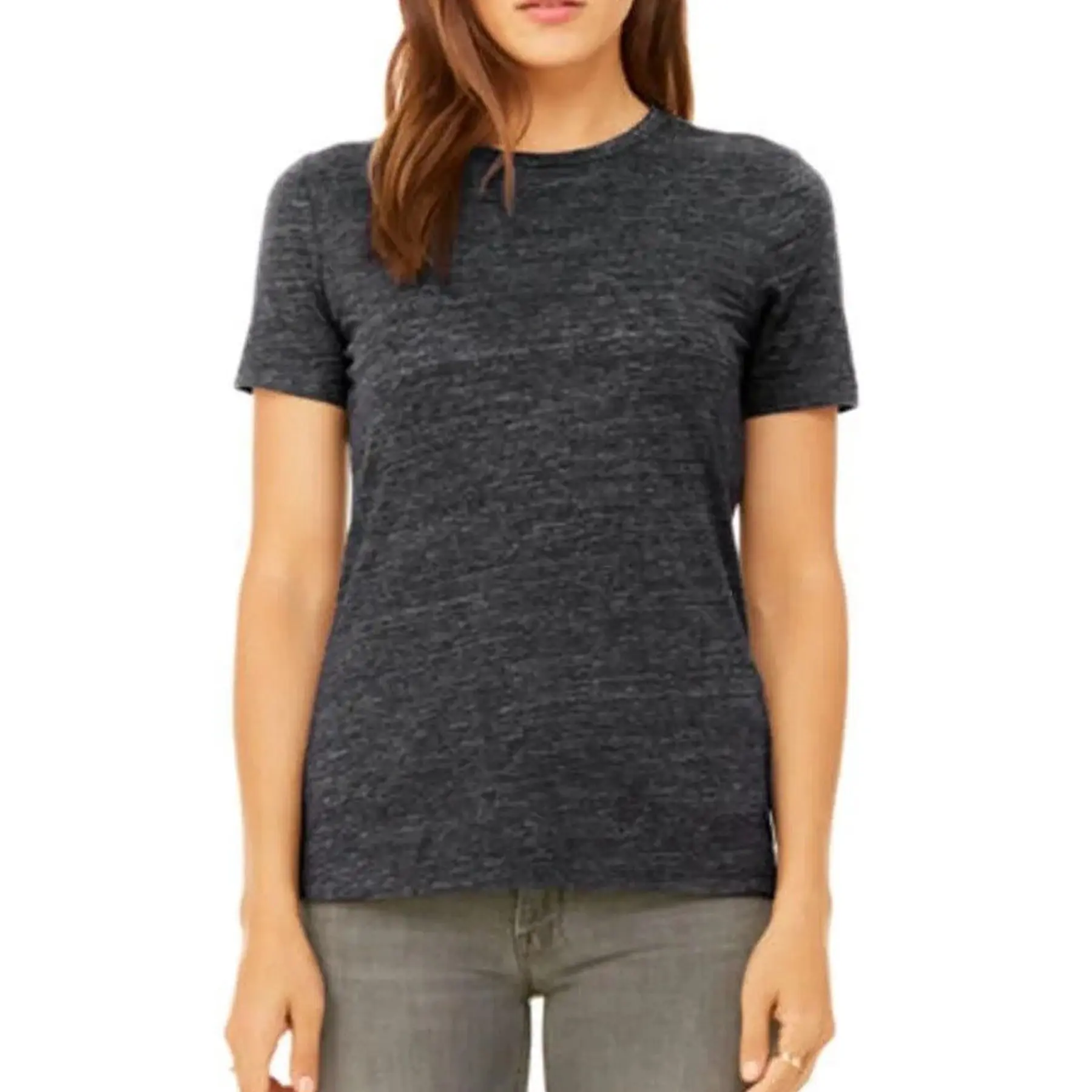Women Relaxed Jersey Slub Tee Short Sleeve