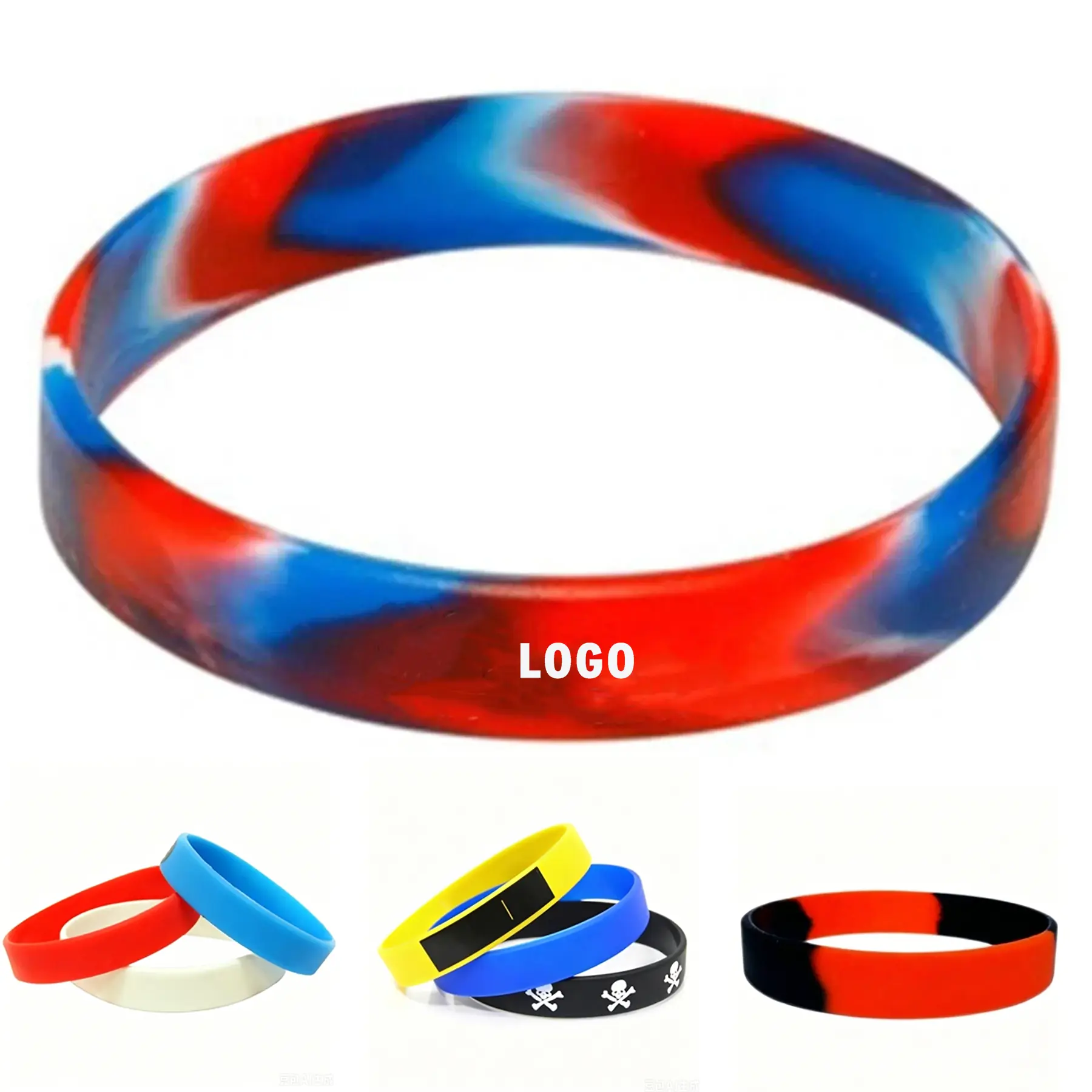 Custom Silicone Wristbands Personalized Imprinted 2