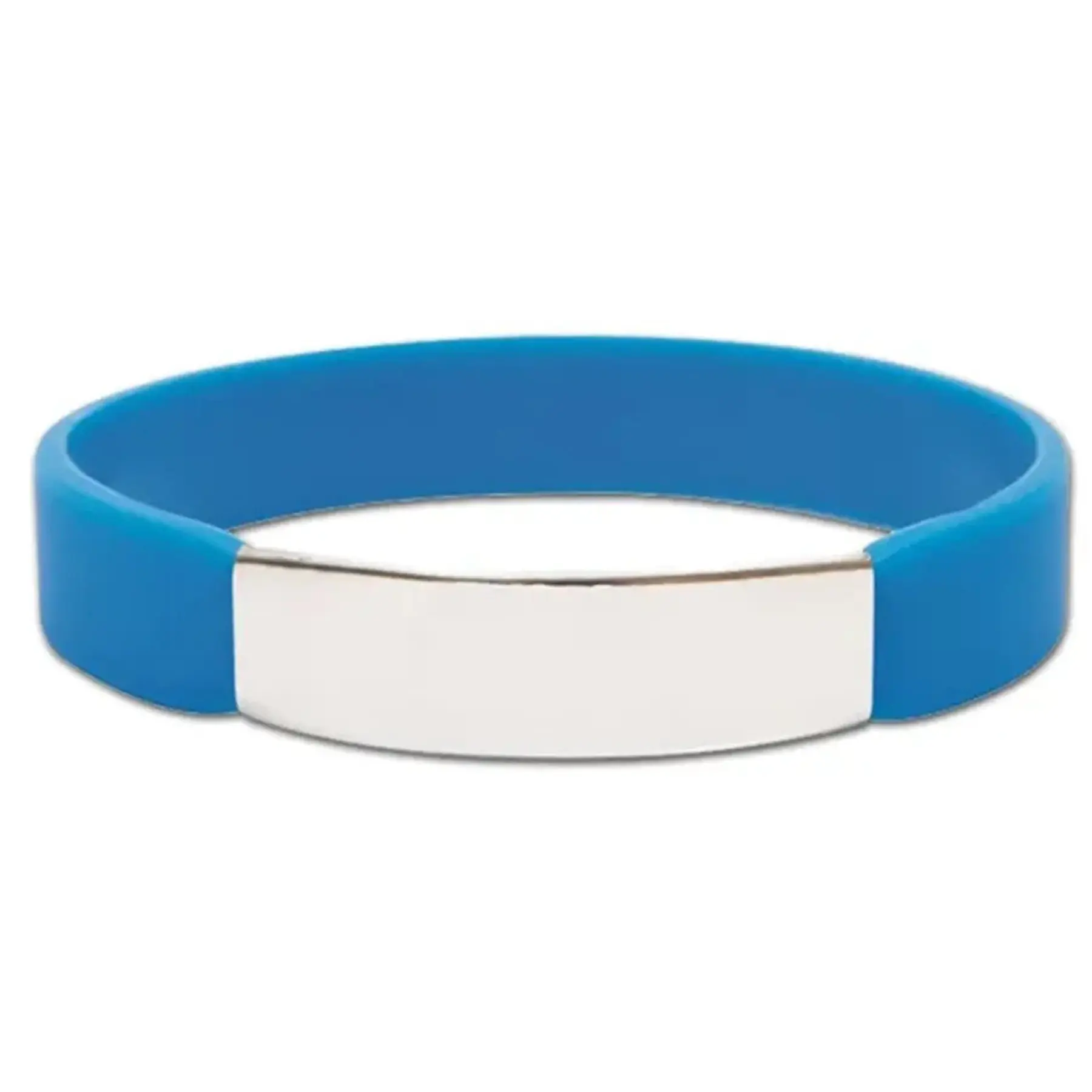 Custom Aluminum Clip Silicone Wristband