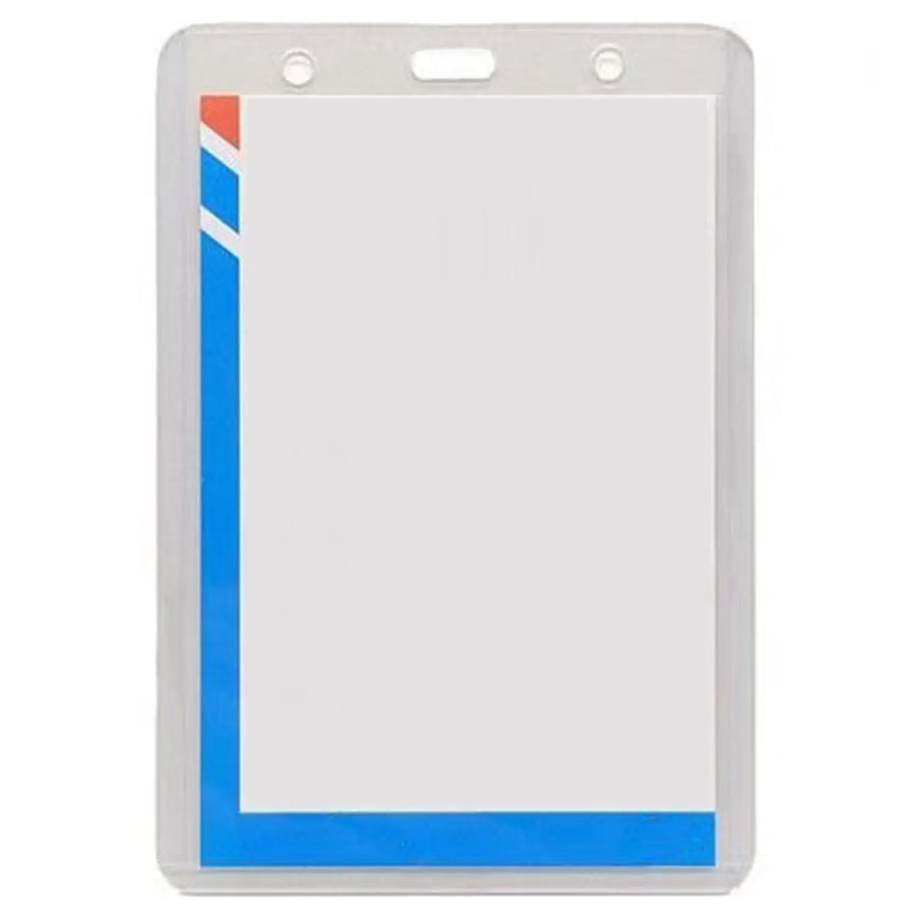 Clear Acrylic Vertical Badge Holders ID Cards