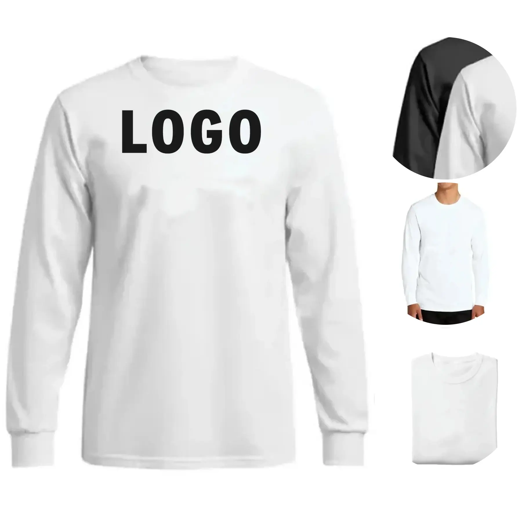 Eco Friendly Unisex Organic Cotton Long Sleeve Tee 2