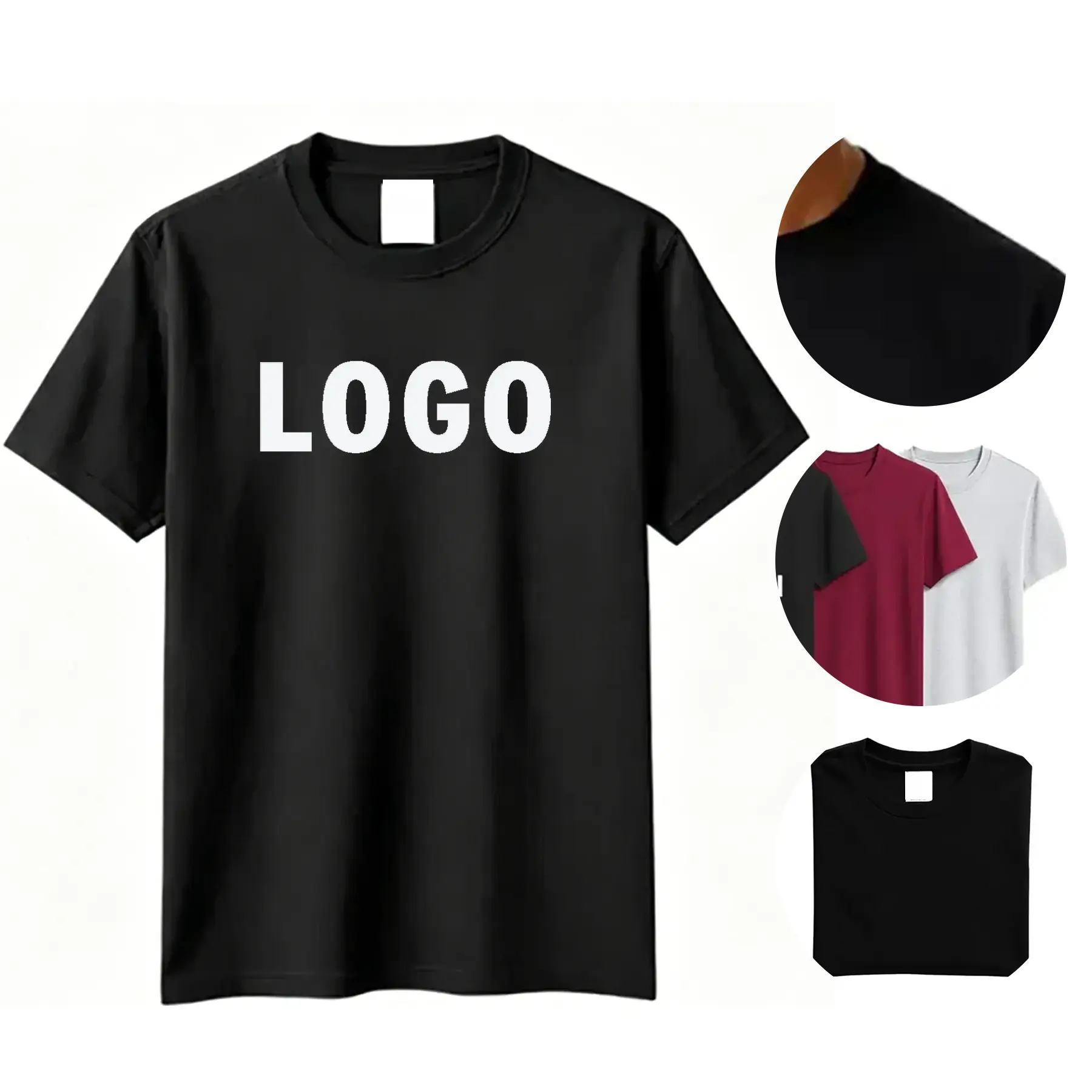 100% Cotton Comfortable Heavyweight Tee Shirt Everyday Essential 2