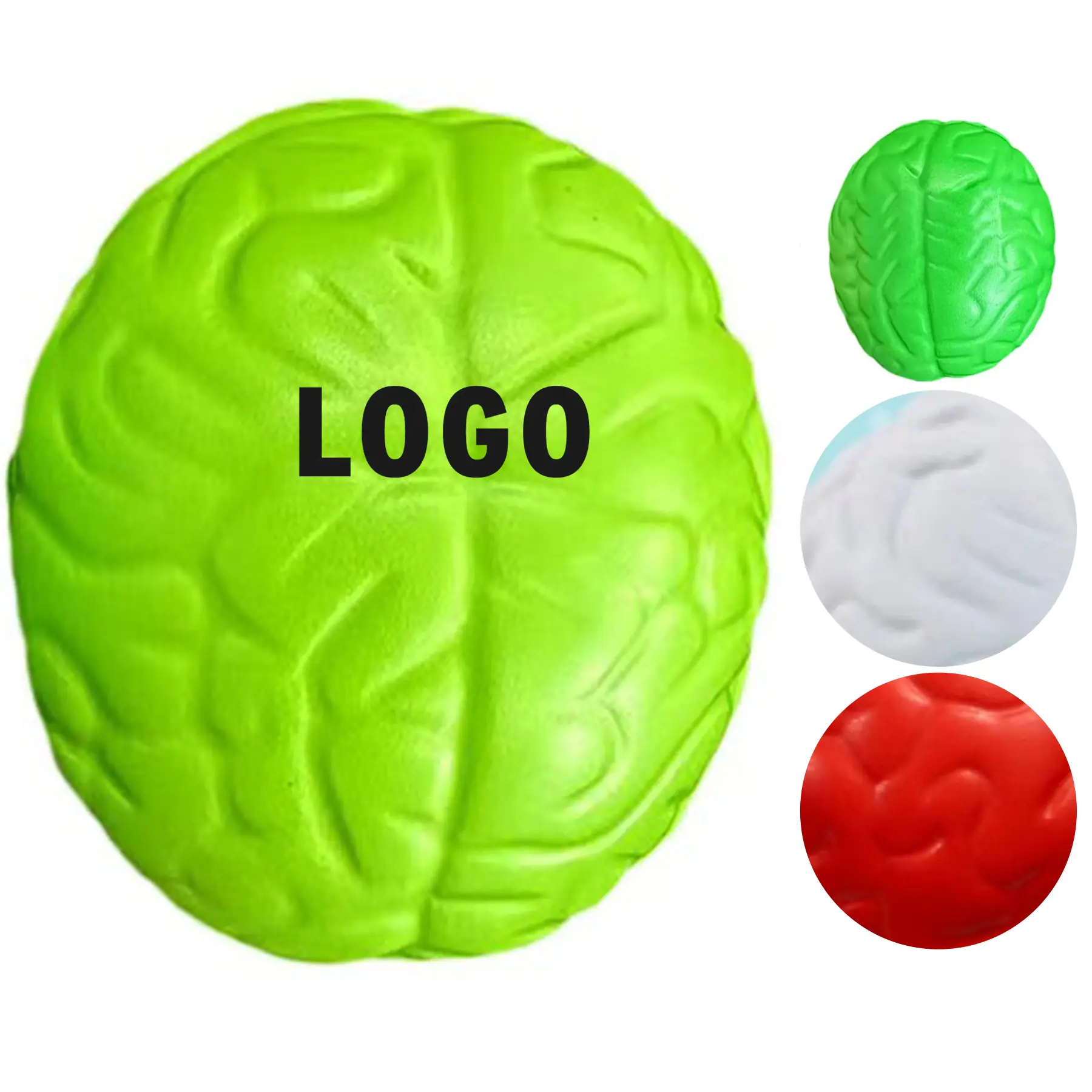 Custom Logo Squeeze Brain Stress Relief Toy 2