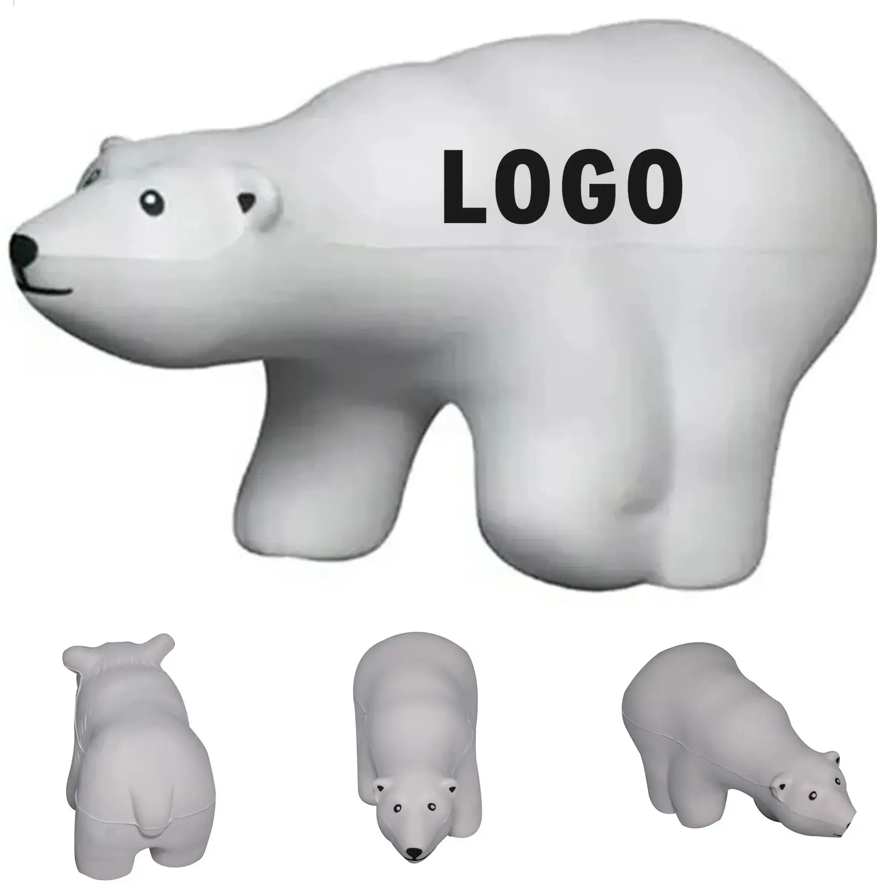 Custom Arctic Bear Squeeze Stress Reliever 2