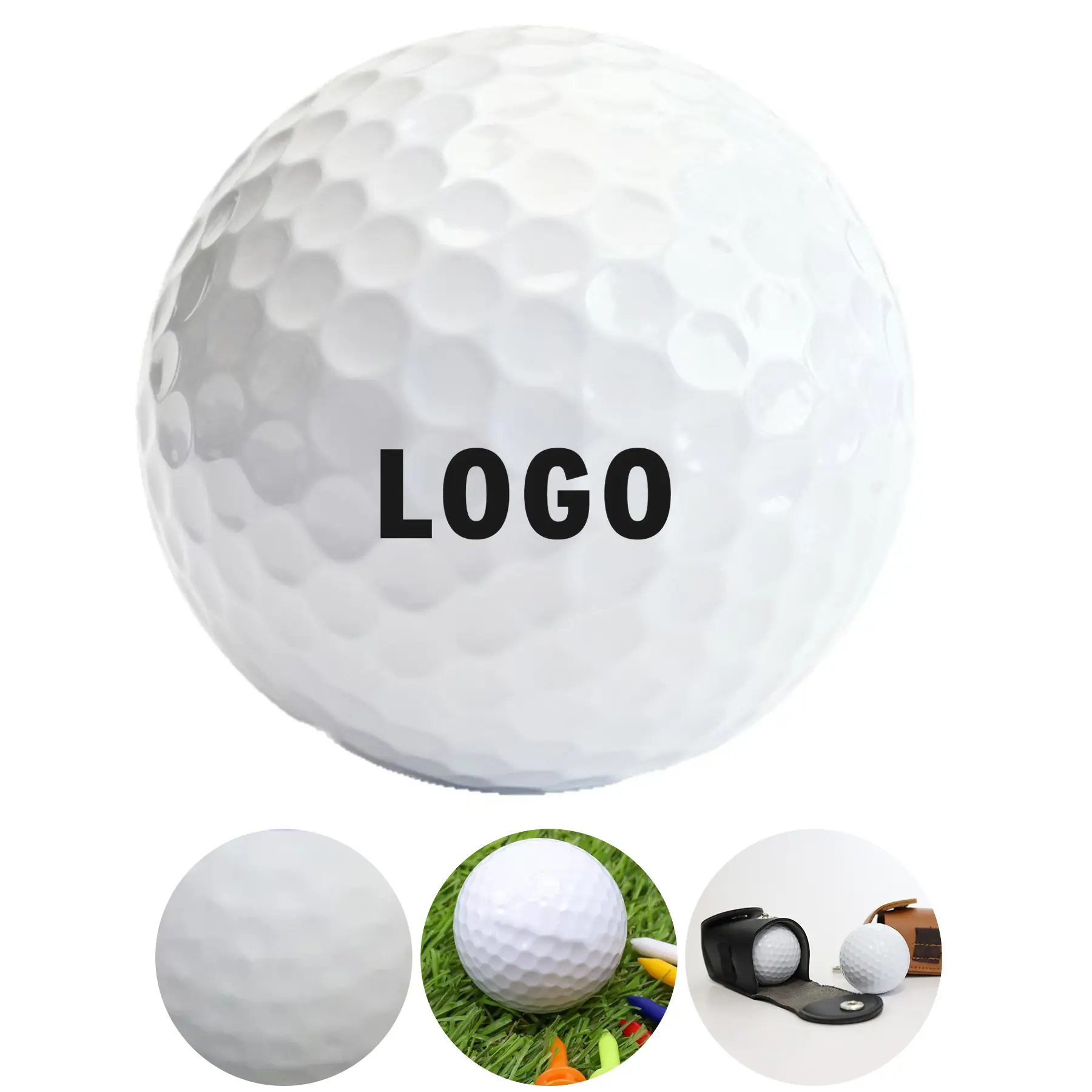 Custom Golf Ball Shaped Stress Relief Squeeze Toy 2