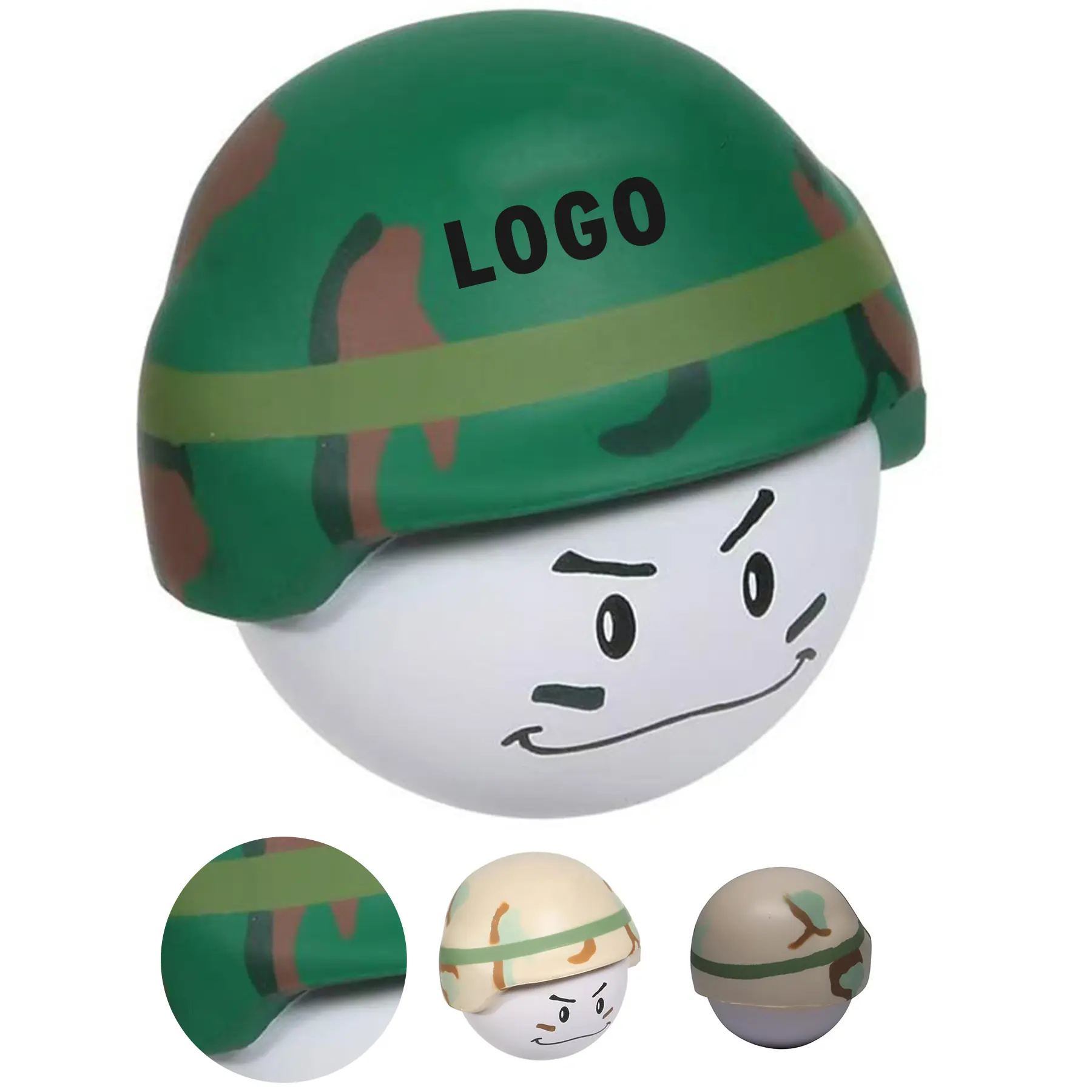 Custom Soldier Camouflage Stress Ball 2