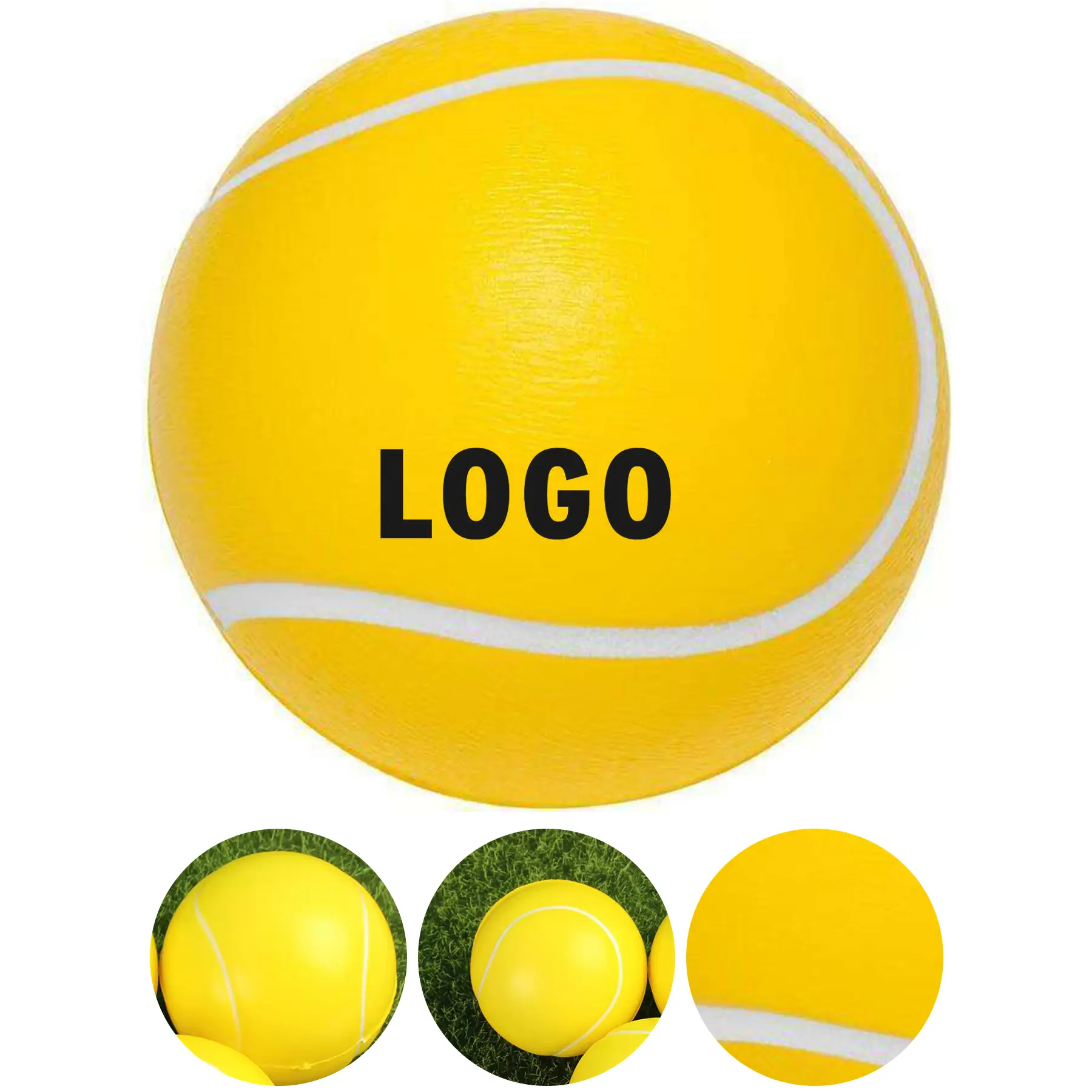 Custom Logo Tennis Stress Ball Squeeze Toy 2