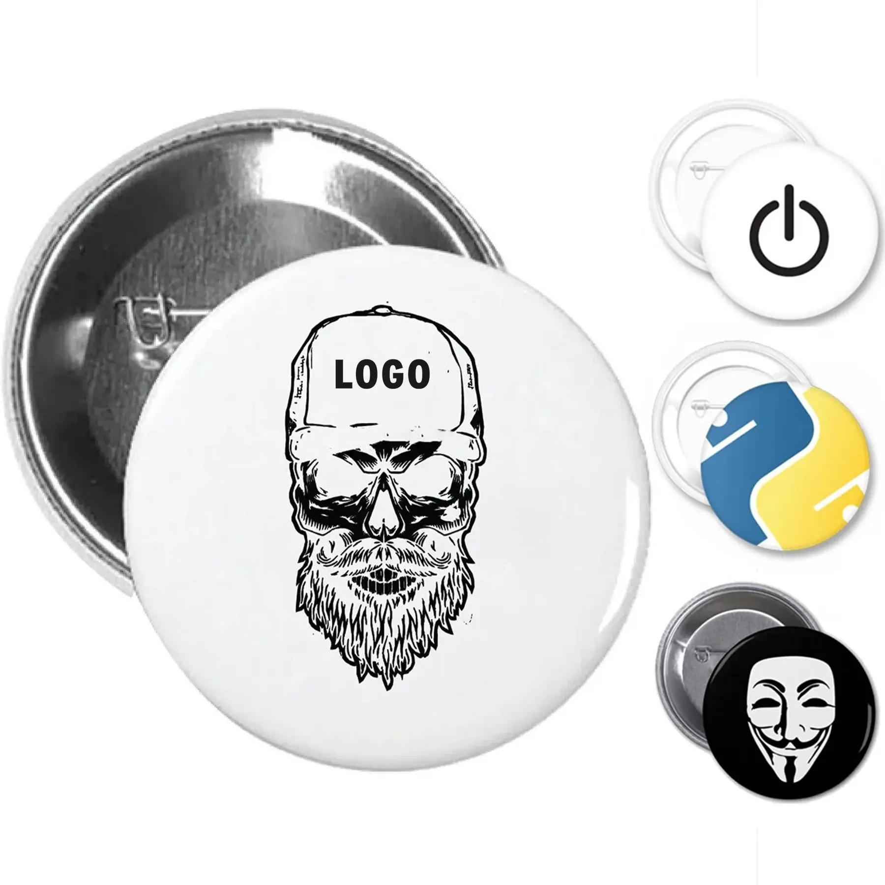 Custom Oval Pinback Badges for Personalized Events 2