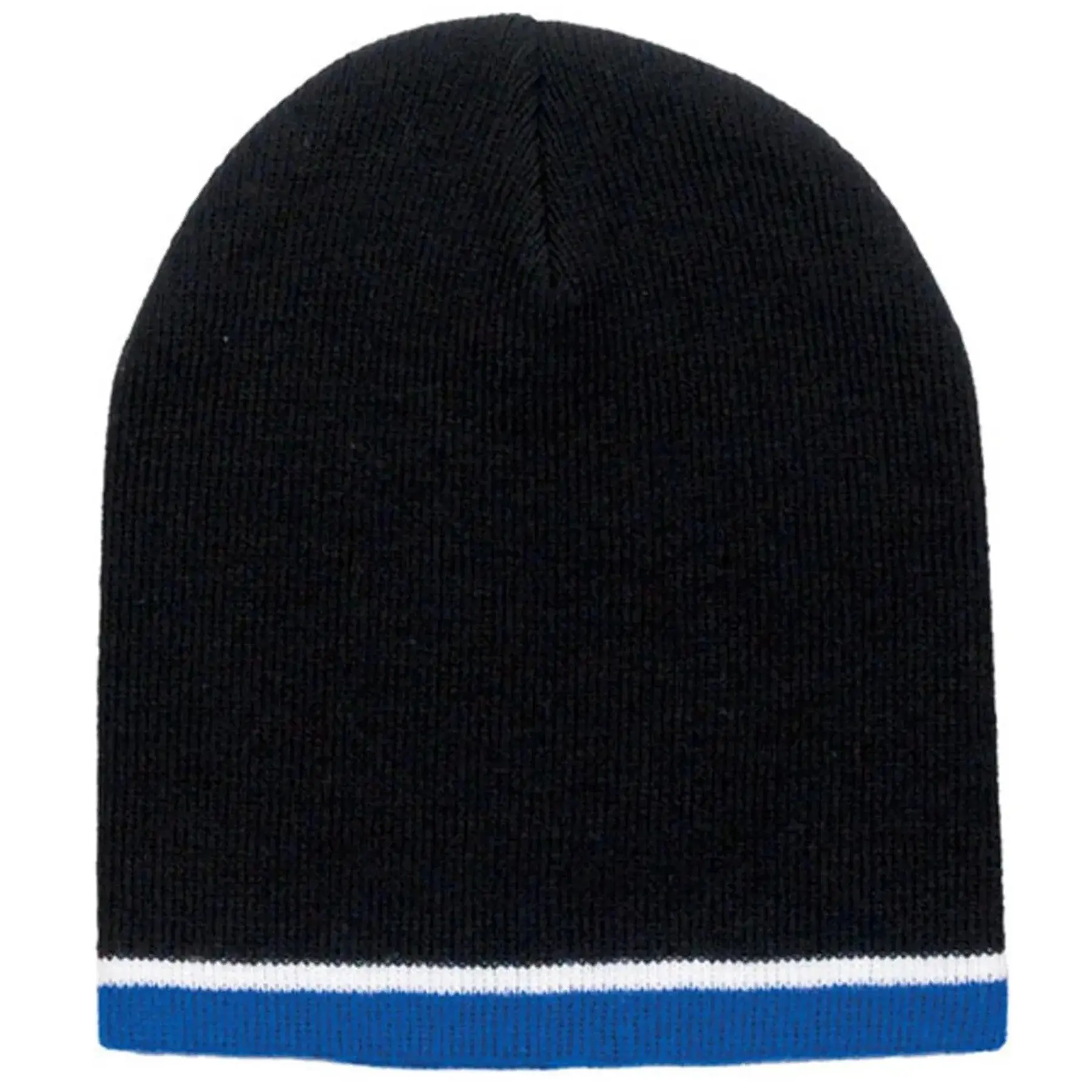 Three Tone Acrylic Beanie Hat