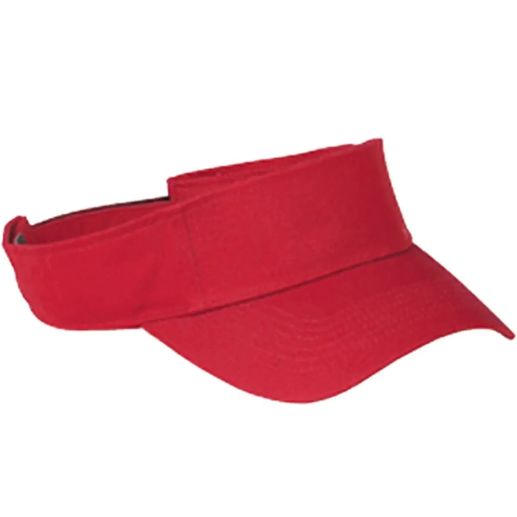 Cotton Twill Visor Unstructured Adjustable Hat Dark