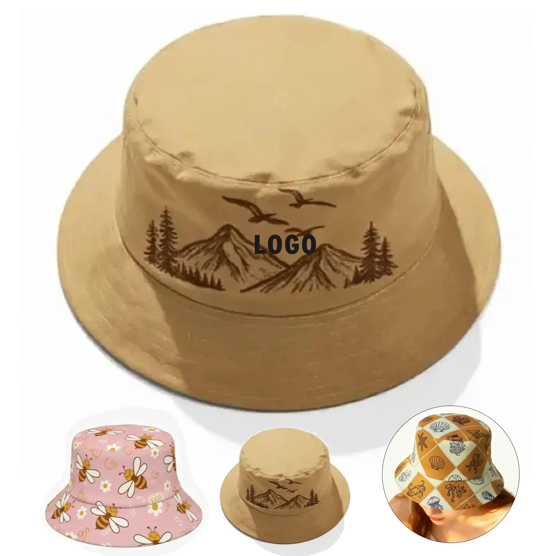 Recycled Polyester Bucket Hat 2
