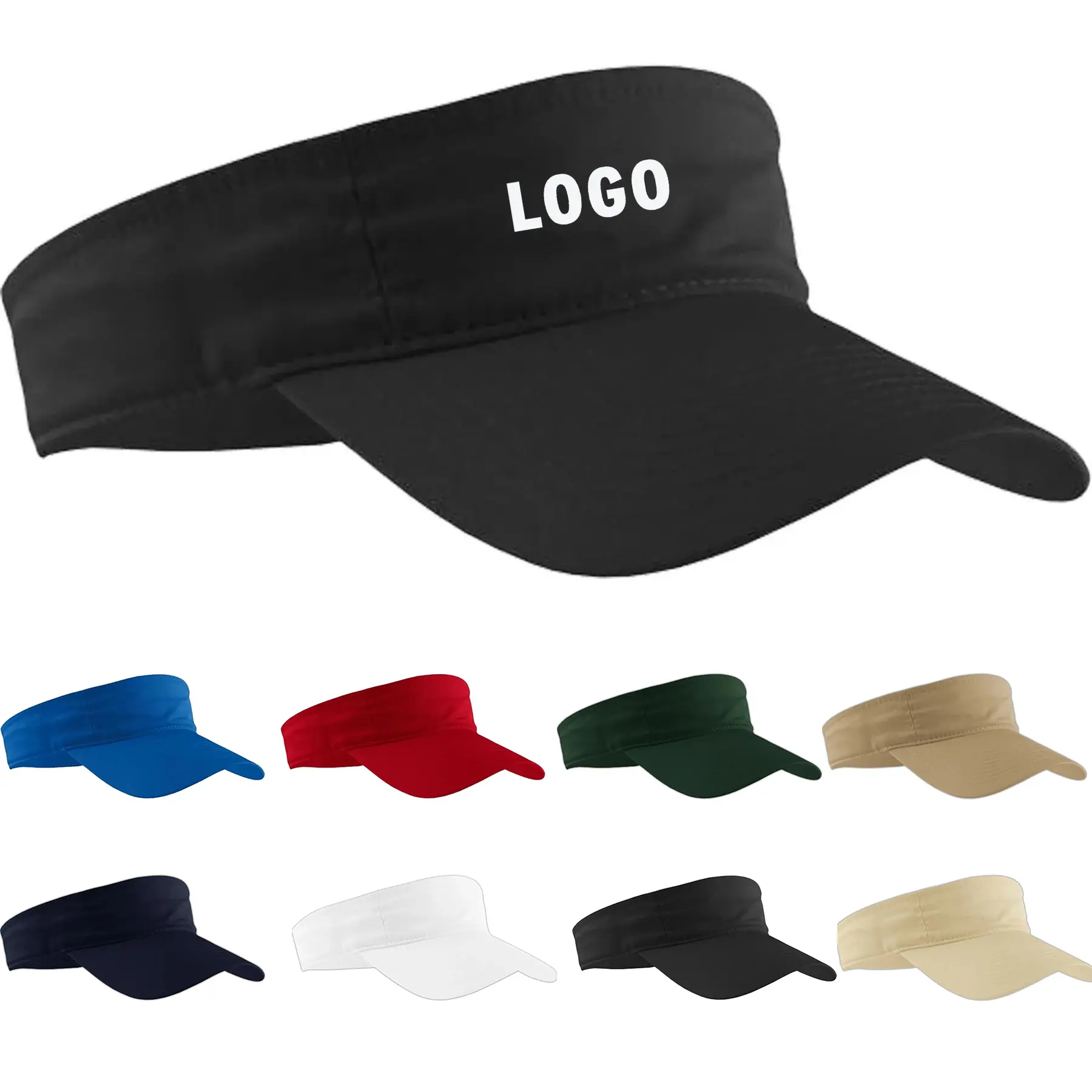 Classic Cotton Twill 3 Panel Visor 2
