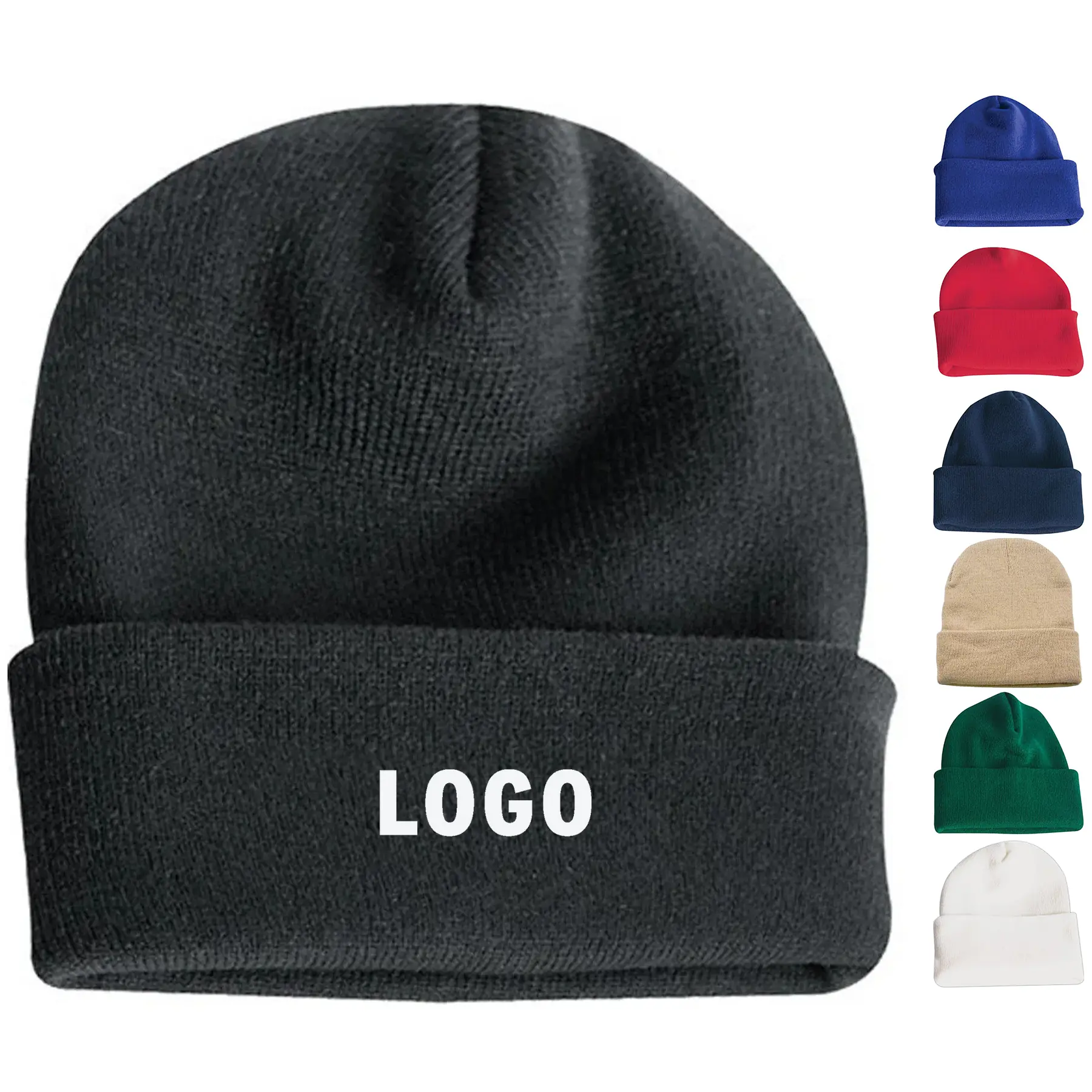 Cozy Acrylic Slouchy Beanie Hat Winter Essential 2