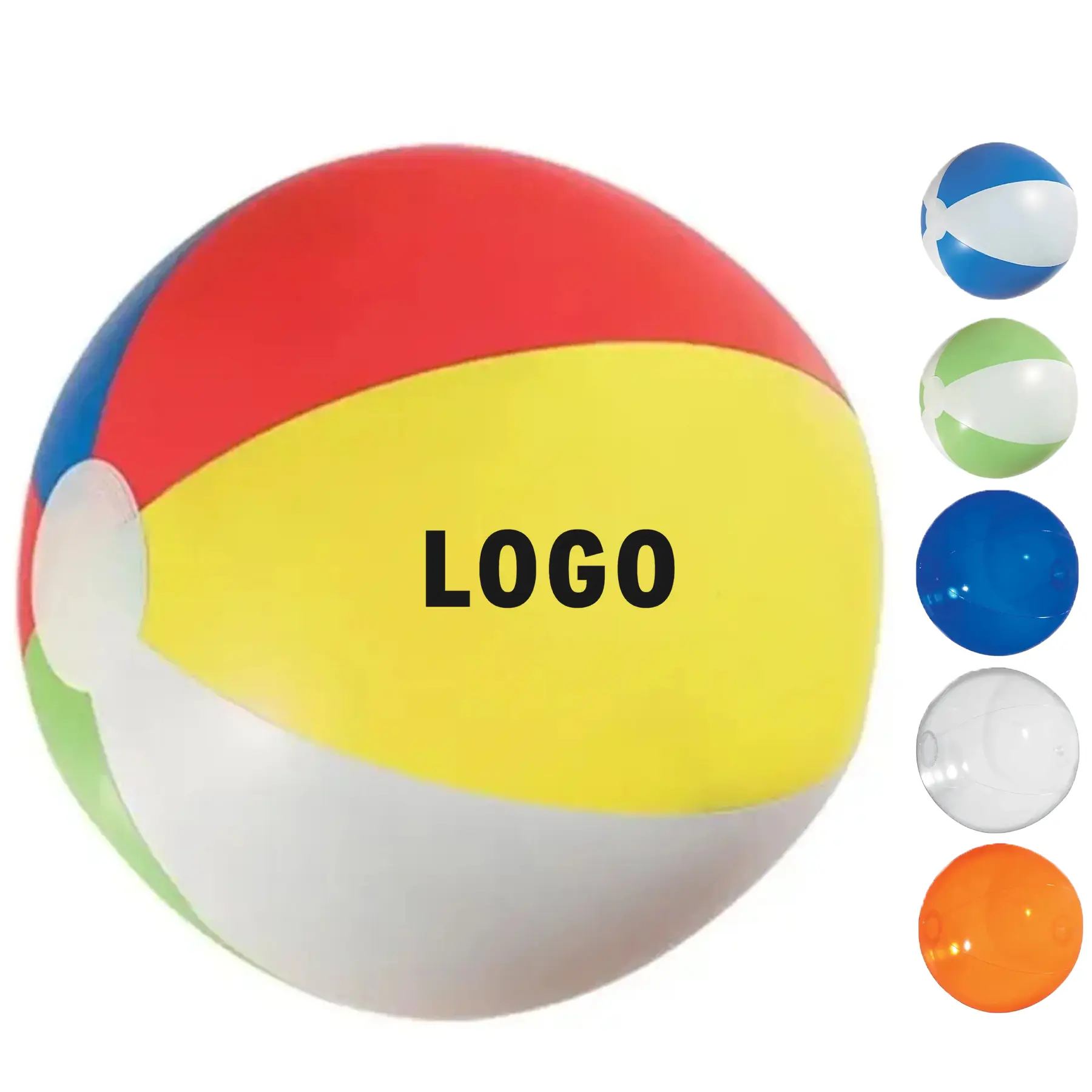 Vibrant Inflatable Beach Ball for Outdoor Summer Games 2