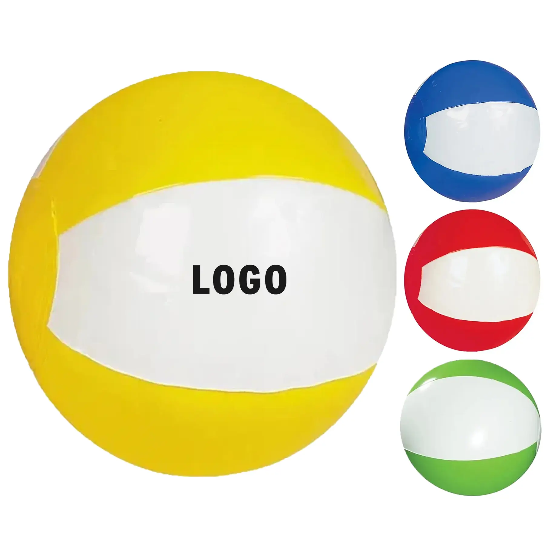 Classic Two-Tone Beach Ball Toy for Outdoor Fun 2
