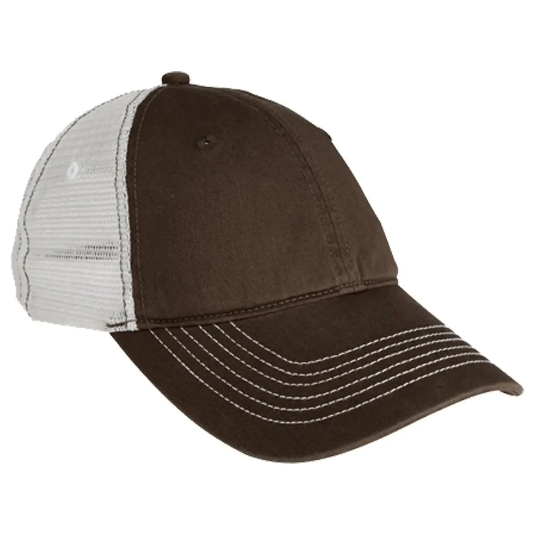 Customizable Two Tone Mesh Back Cap