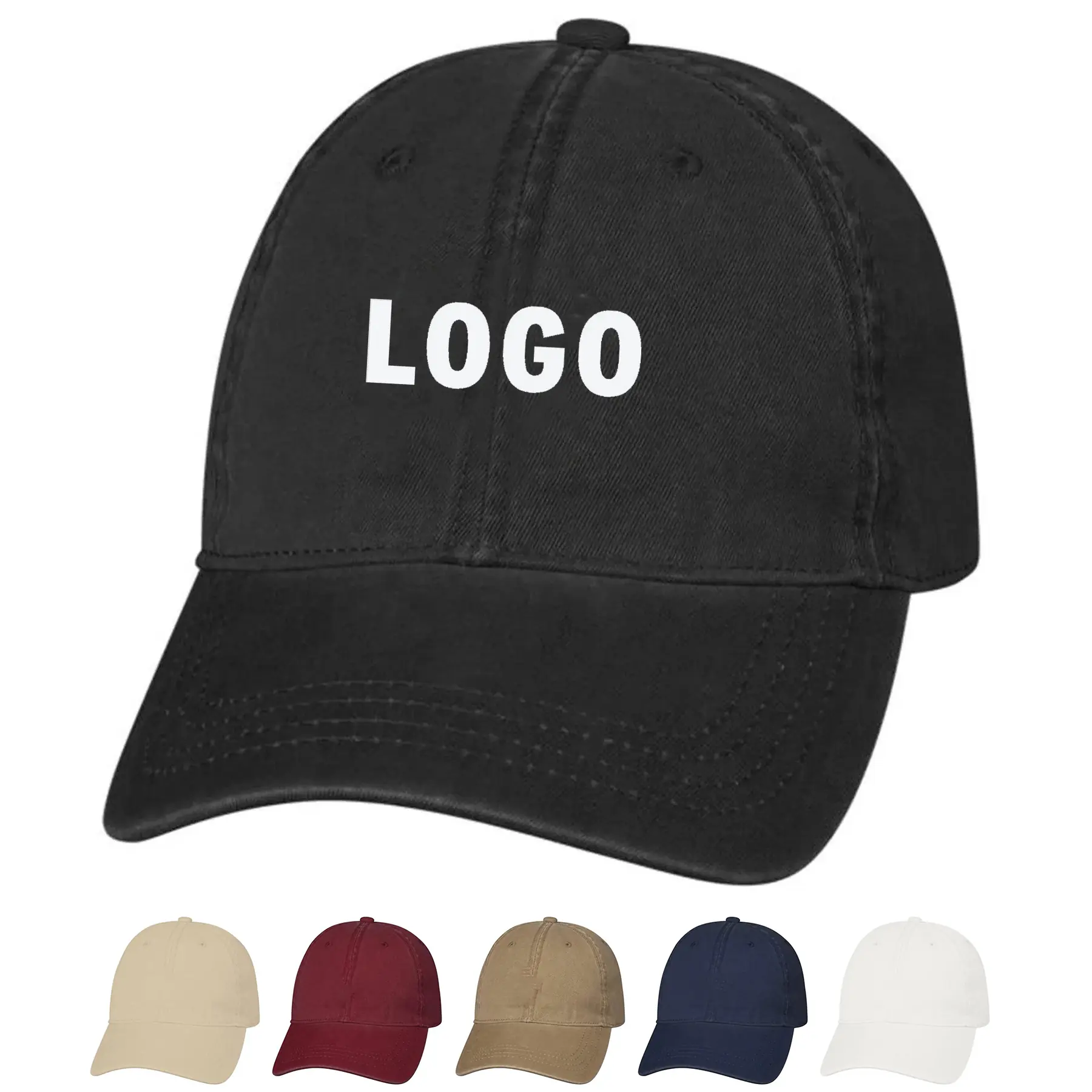 Relaxed Fit Unstructured Cotton Cap 2
