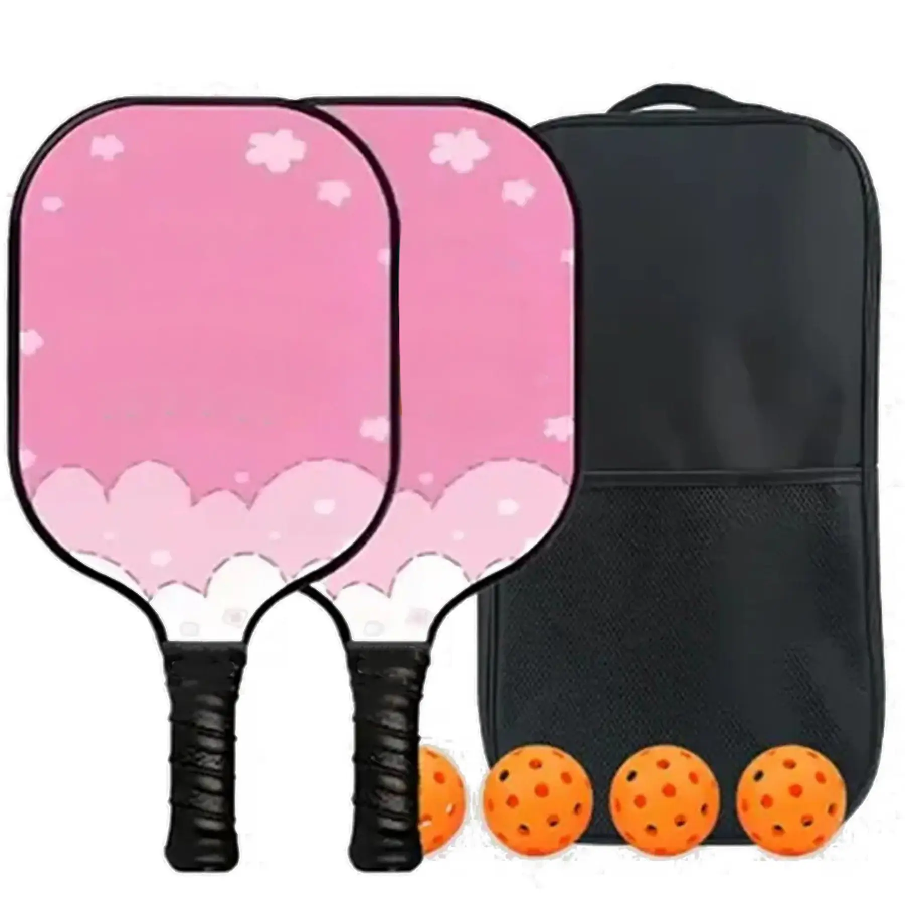 Youth Carbon Fiber Pickleball Paddle Set