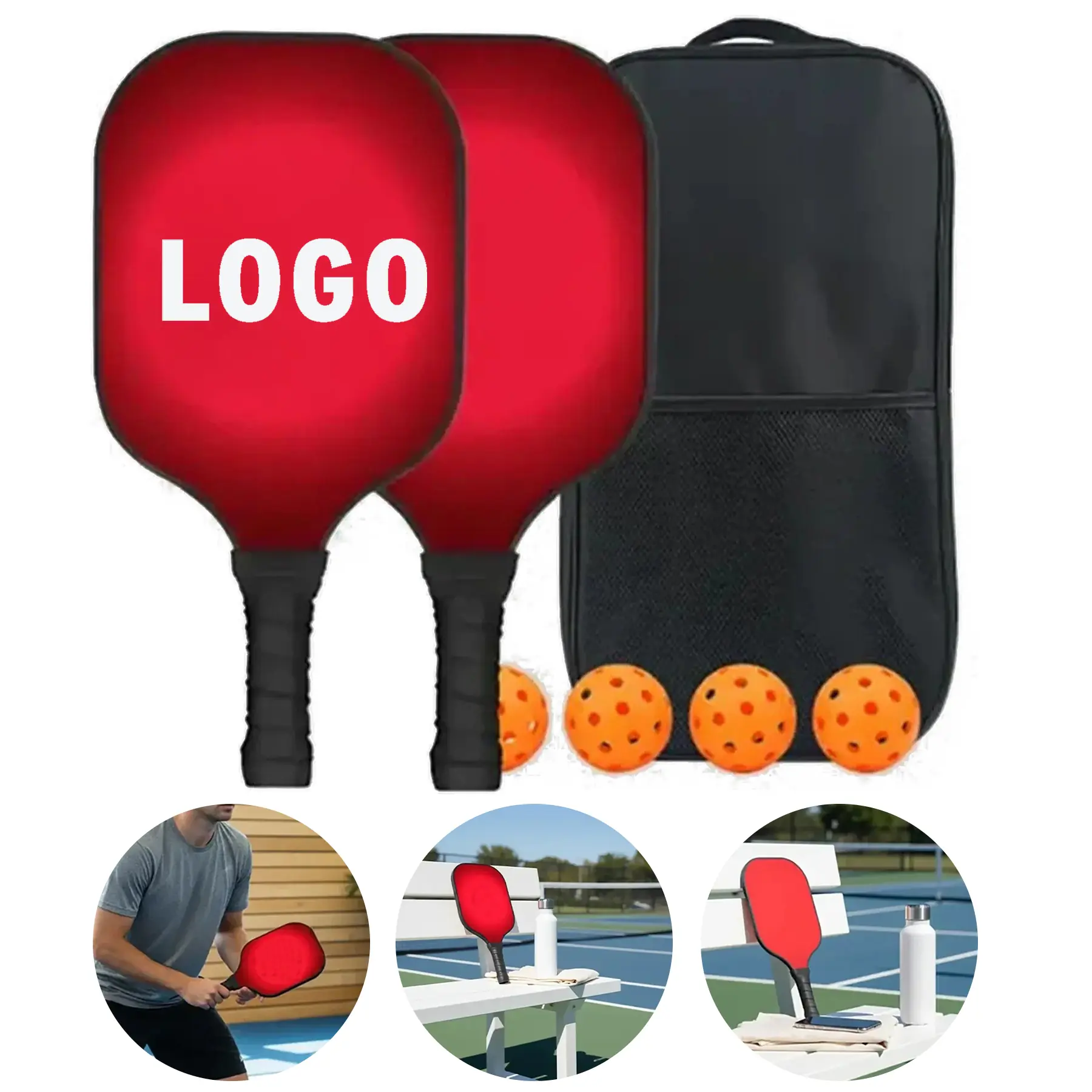 Family Fun Pickleball Paddle Set for Beginners 2