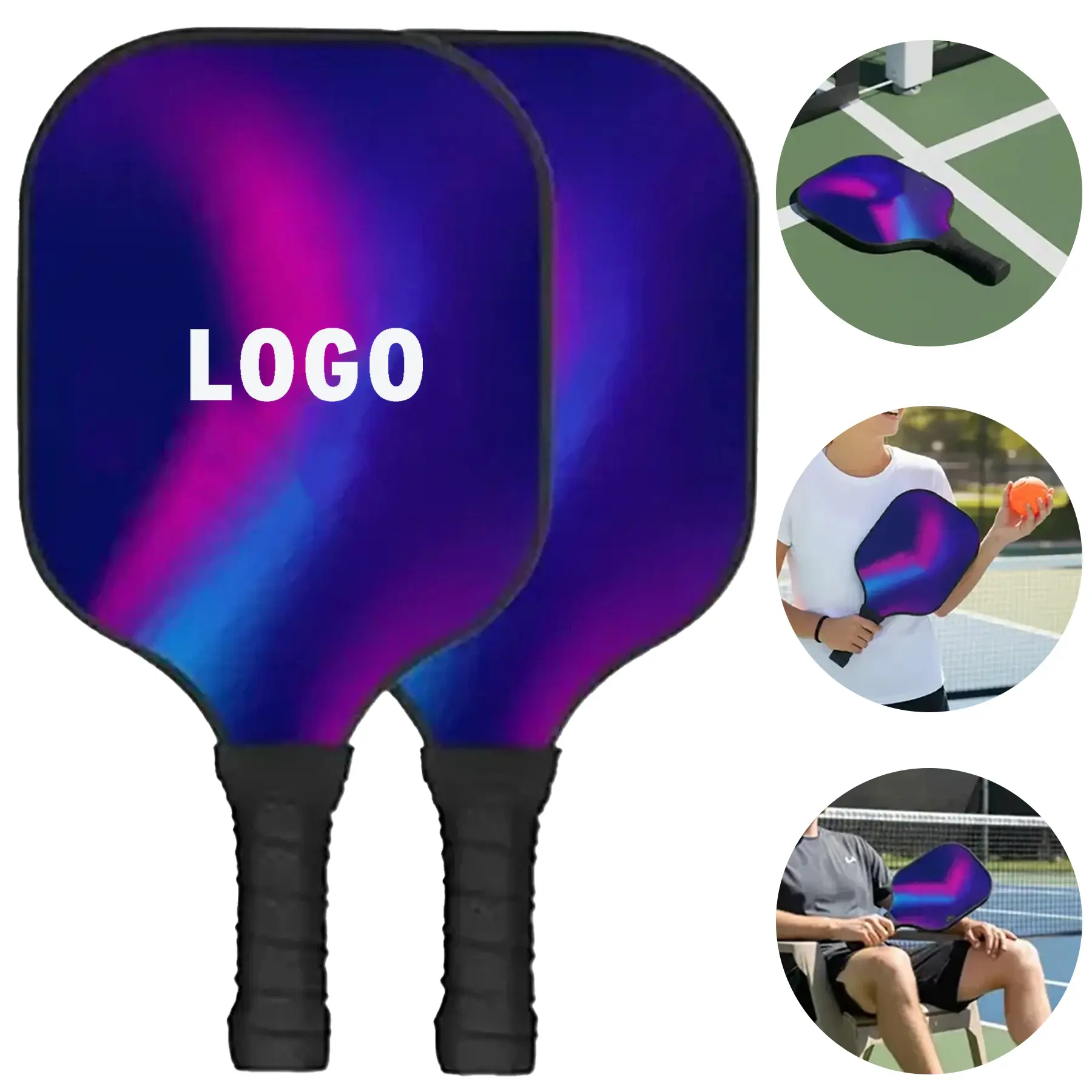 Custom Carbon Fiber Pickleball Paddles Premium Grade 2