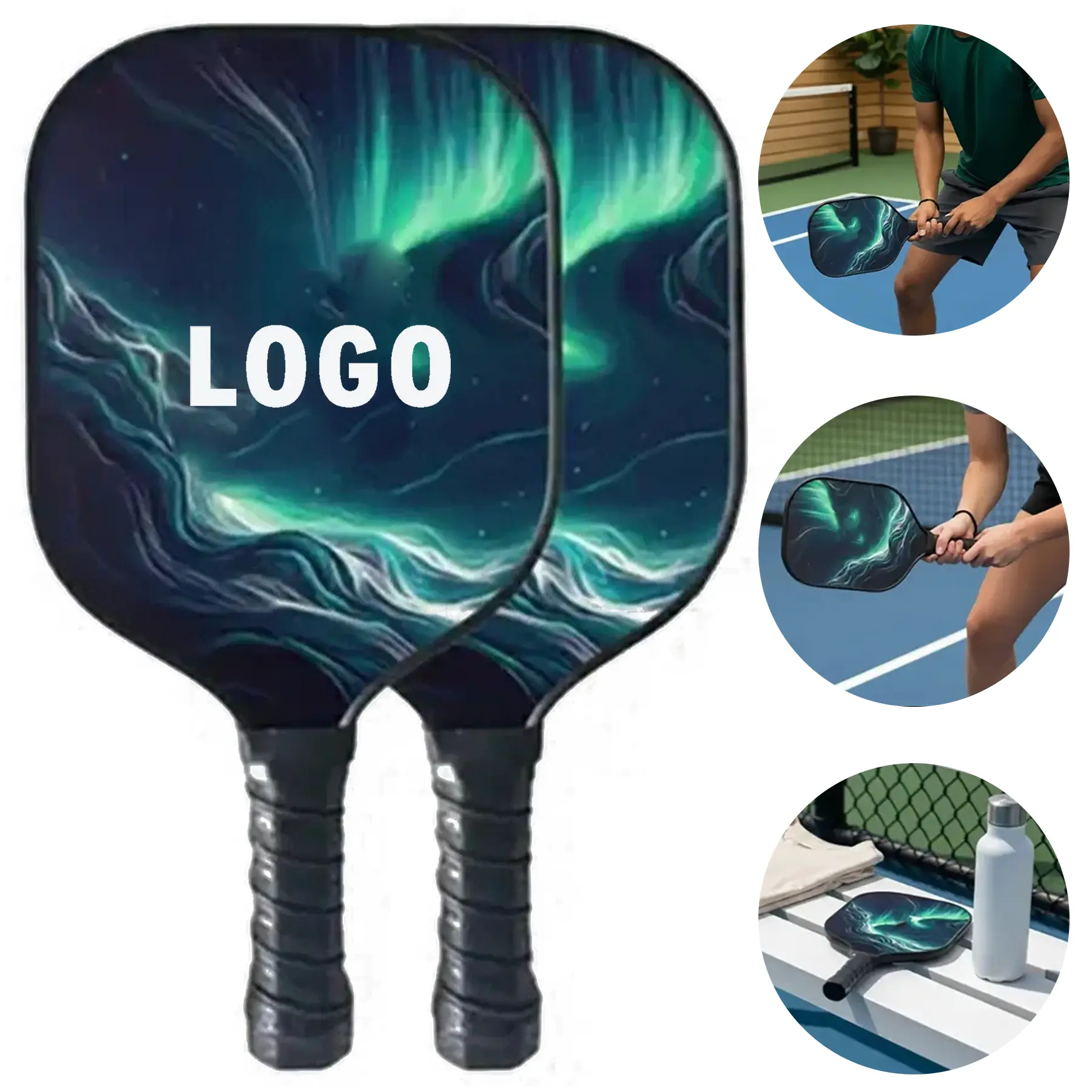 Premium Carbon Fiber Pickleball Paddles for Competitive Play 2