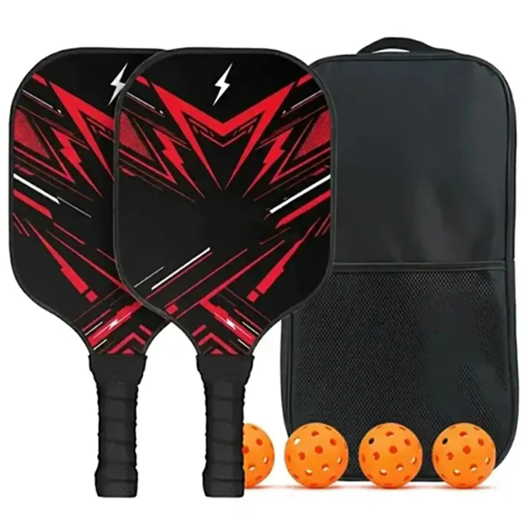 Premium Fiberglass Pickleball Paddle Bundle