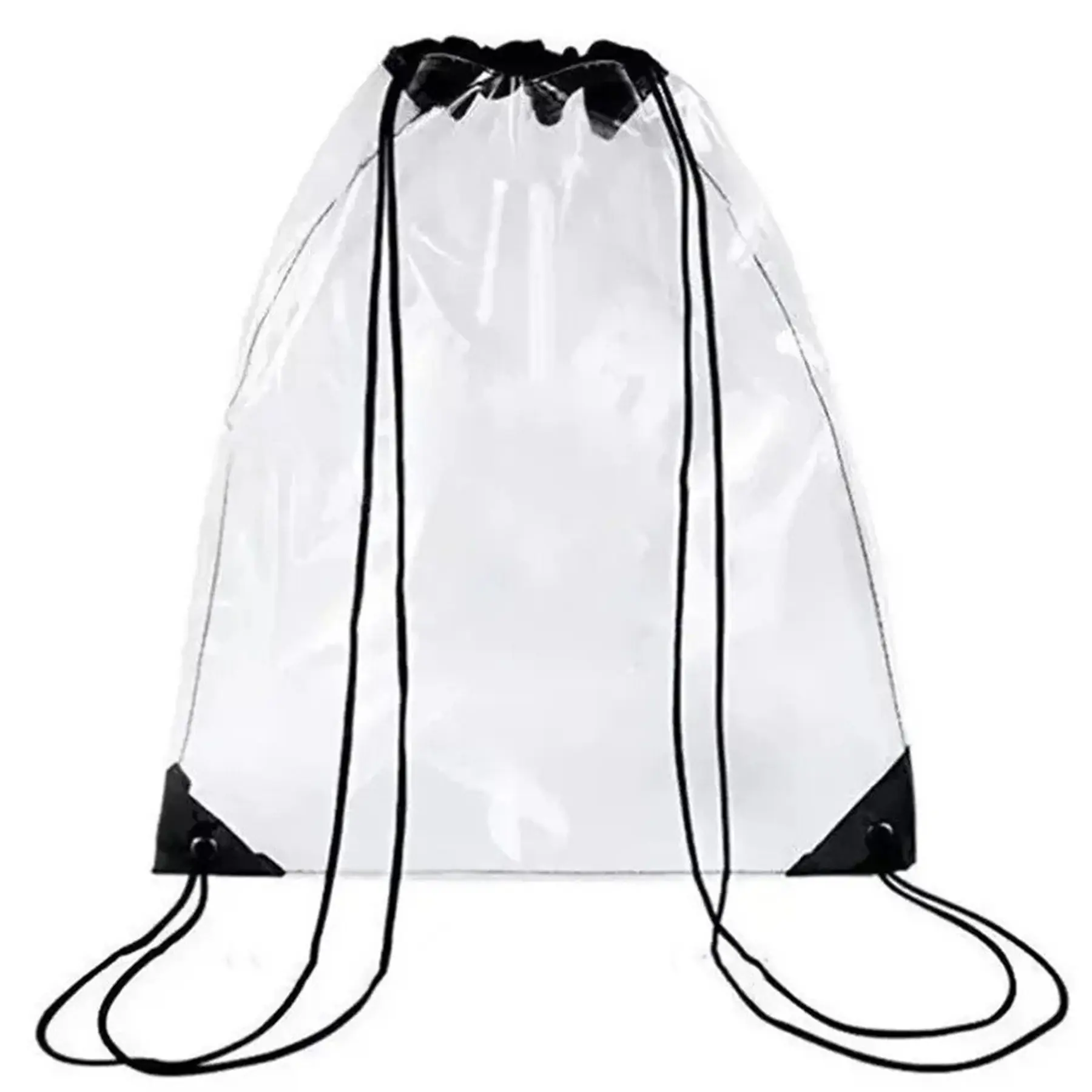 Stadium Approved Transparent Drawstring Backpack Security Event Compatible