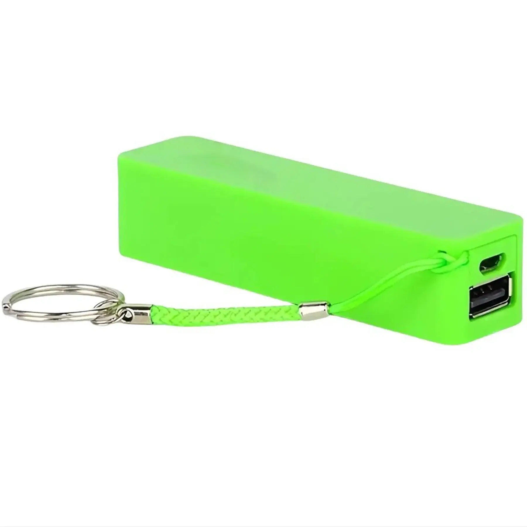 Compact 1200mAh USB Power Bank Keychain Charger