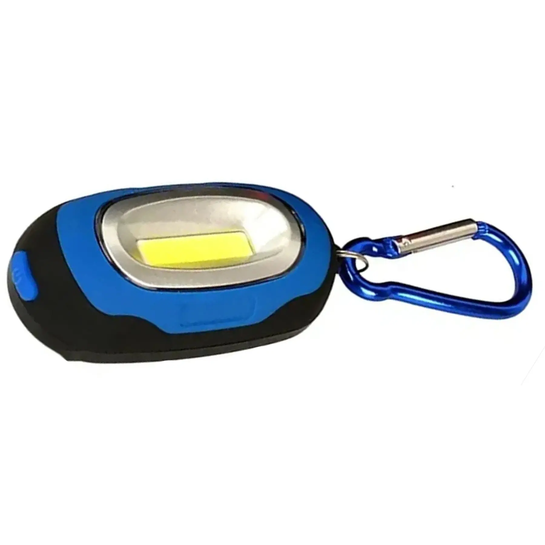 Compact COB Keychain Light Magnetic Carabiner Flashlight