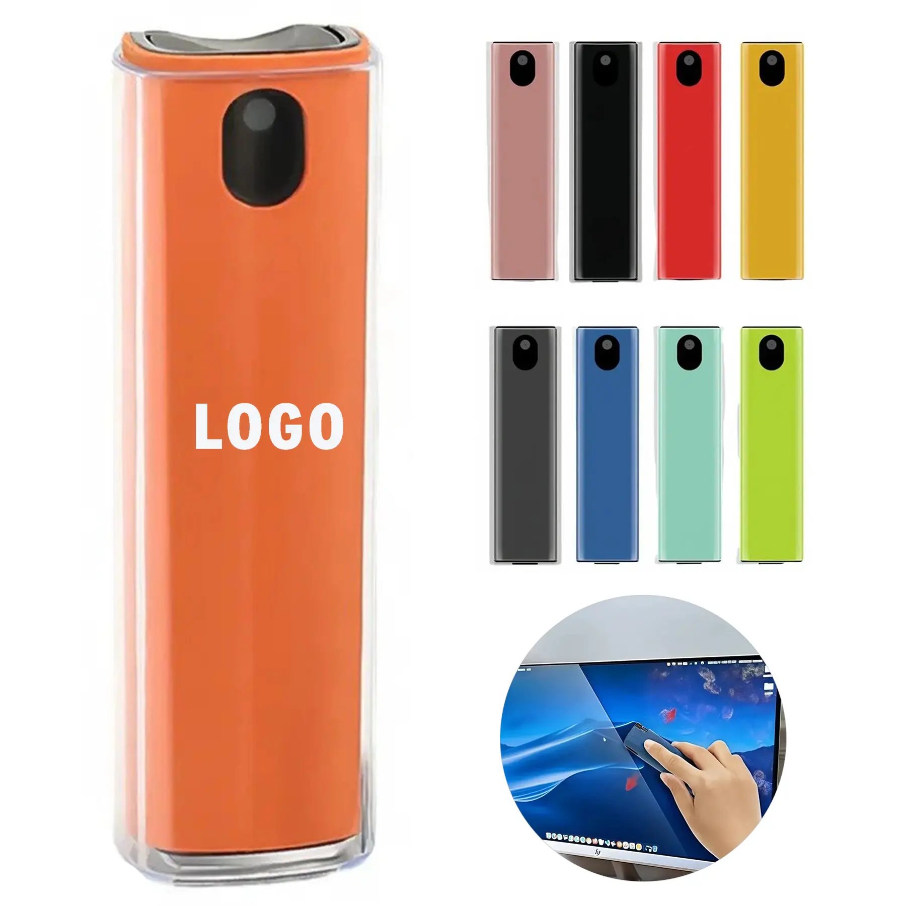 Triple Phone Screen Cleaner Spray Microfiber Cloth Kit 2