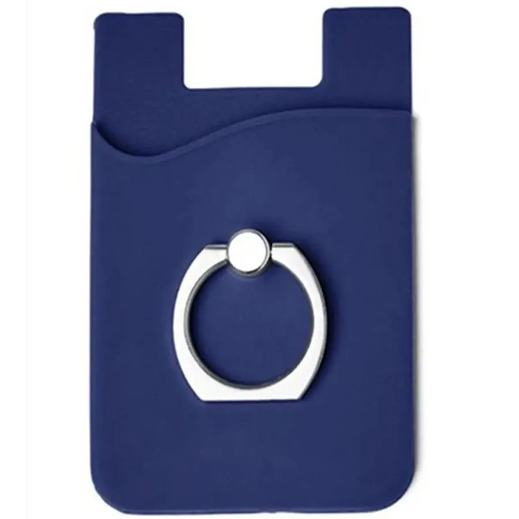 Silicone Phone Wallet Cardholder Rotating Ring Stand