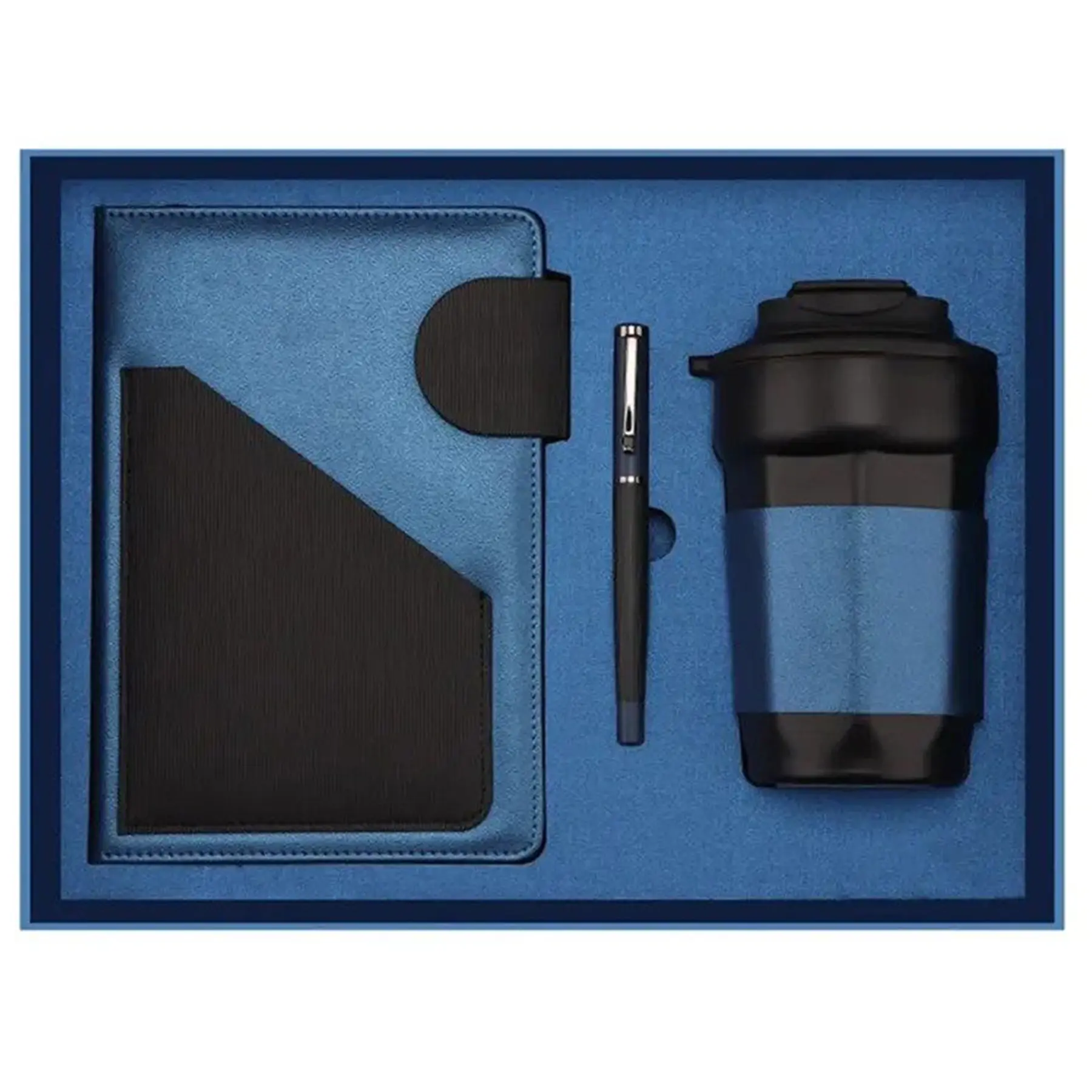 Executive Gift Set: Notebook, Pen, Coffee Mug