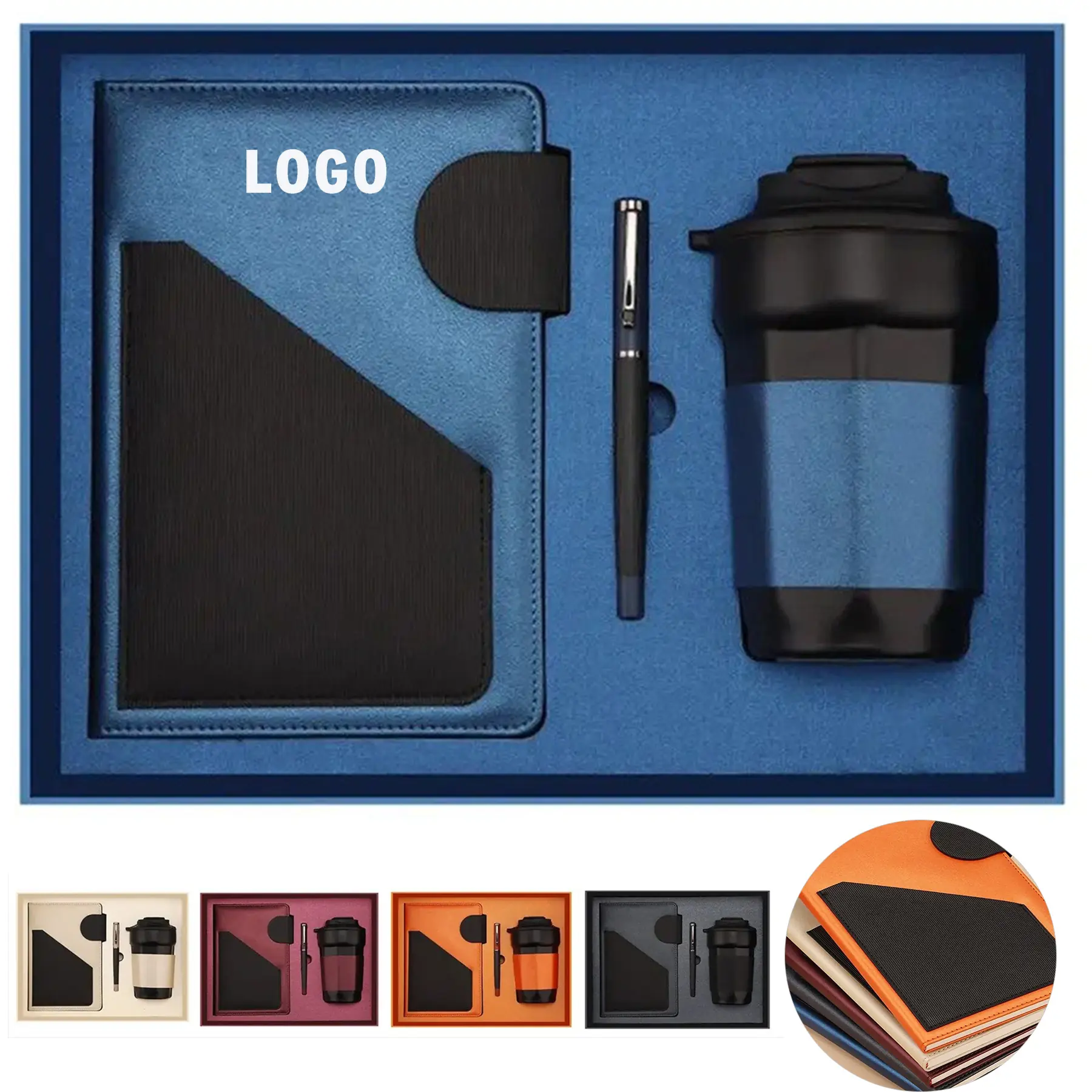 Executive Gift Set: Notebook, Pen, Coffee Mug 2