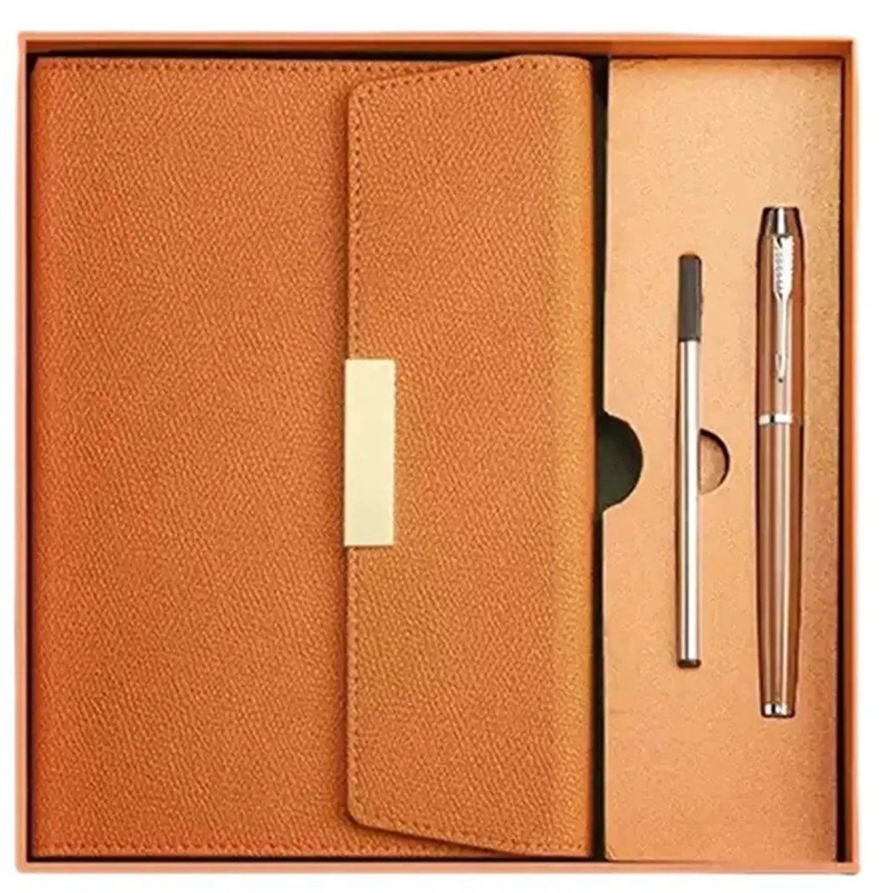 Elegant Notebook Pen Gift Set Box Bag