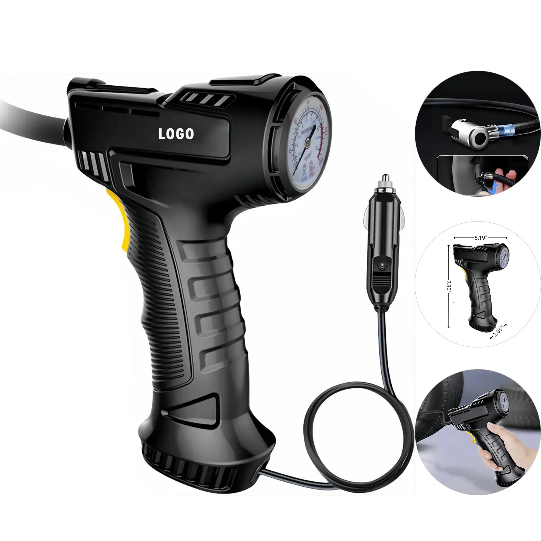 Cordless Tire Inflator Air Pump Car Bike 2