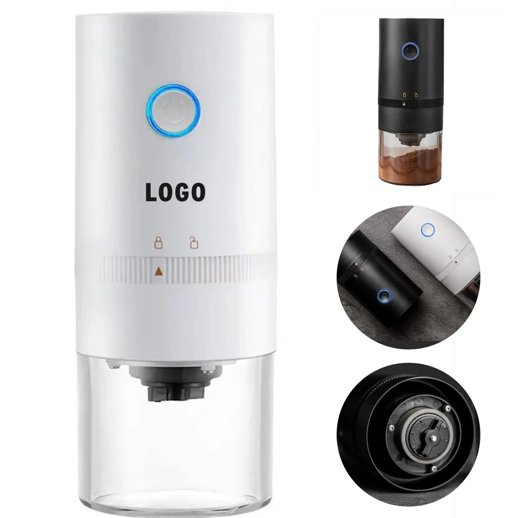 Cordless Ceramic Coffee Grinder Mill 2