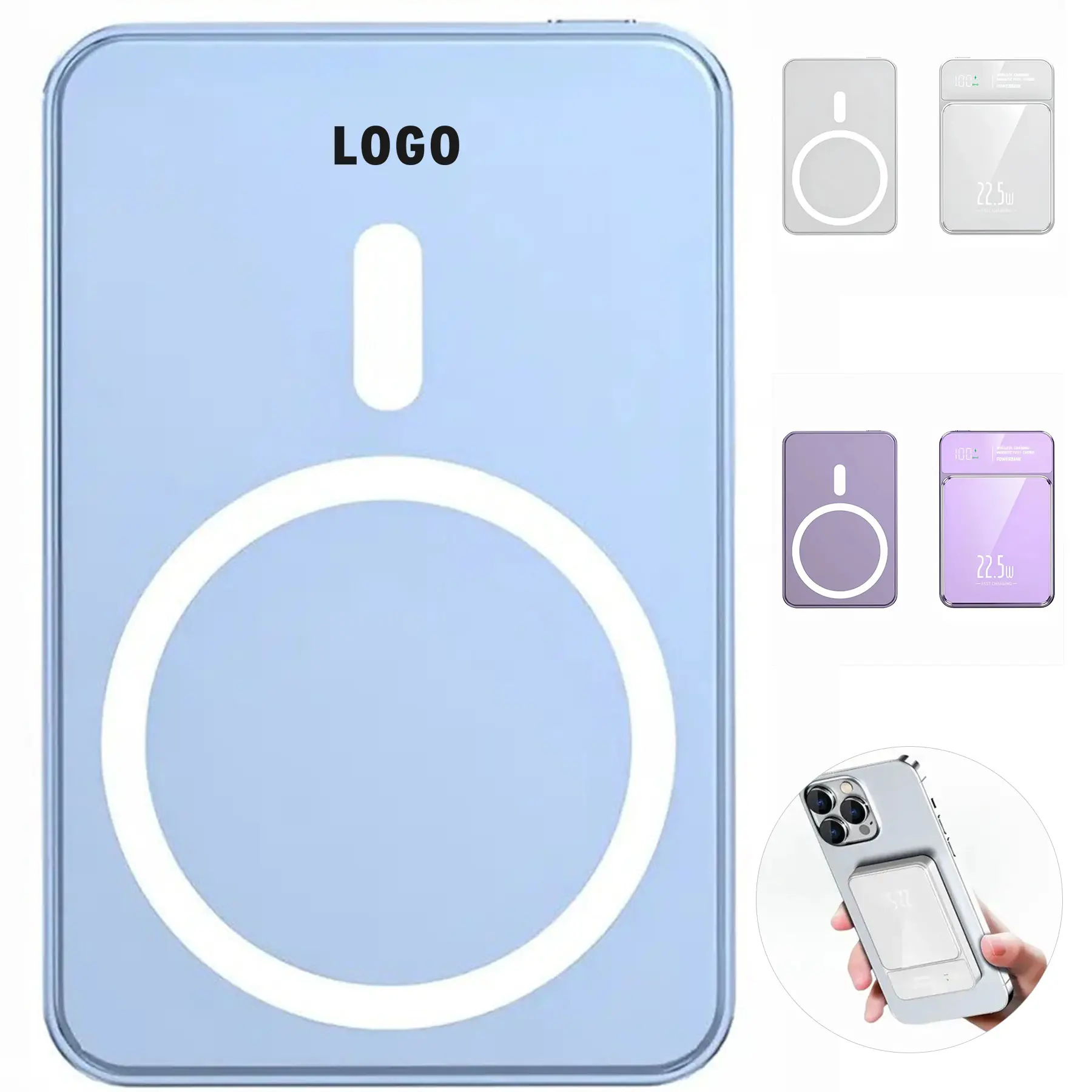 Magnetic Wireless Power Bank 10000mAh Portable Phone Charger 2