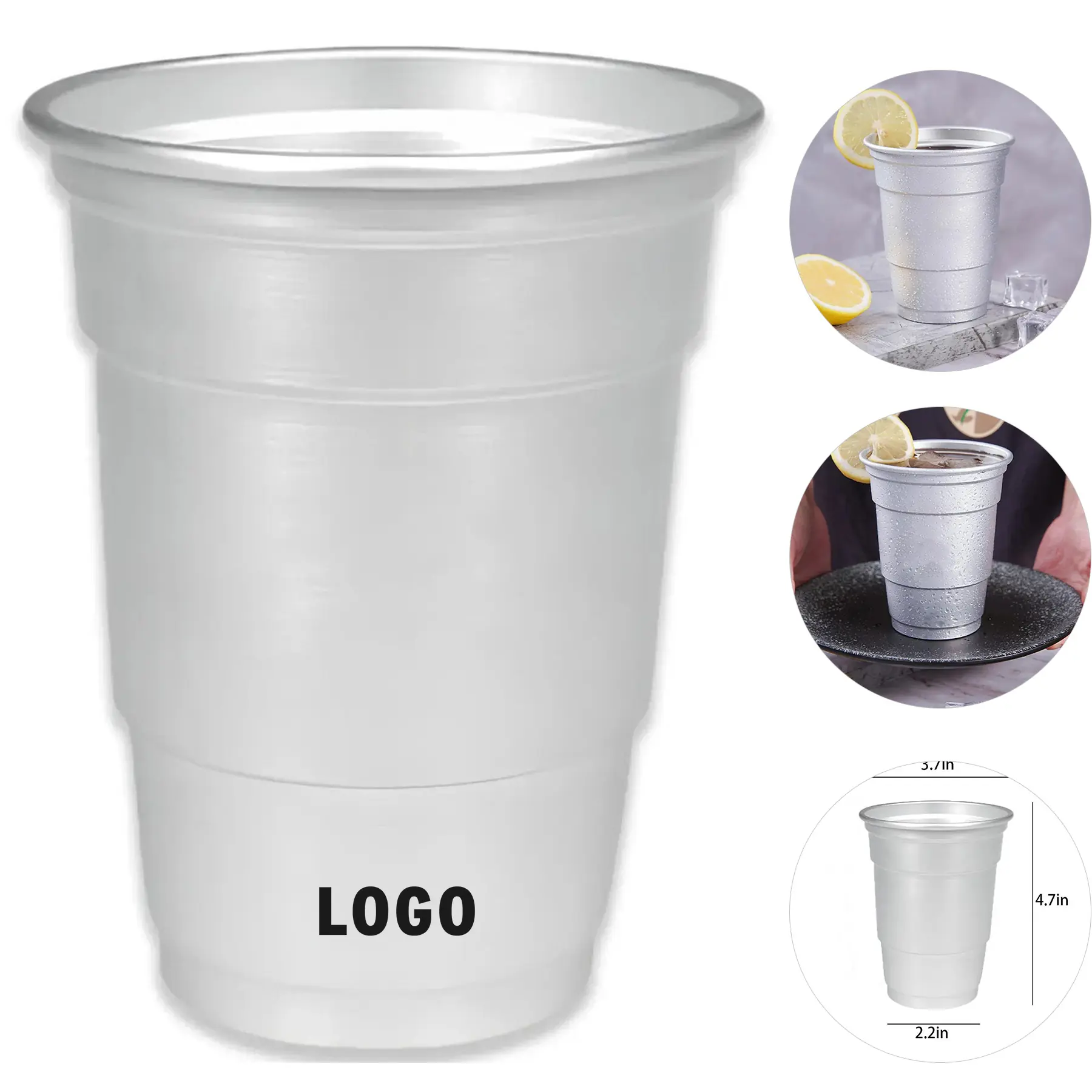 16 oz Recyclable Aluminum Cups Party Outdoor Drinkware 2