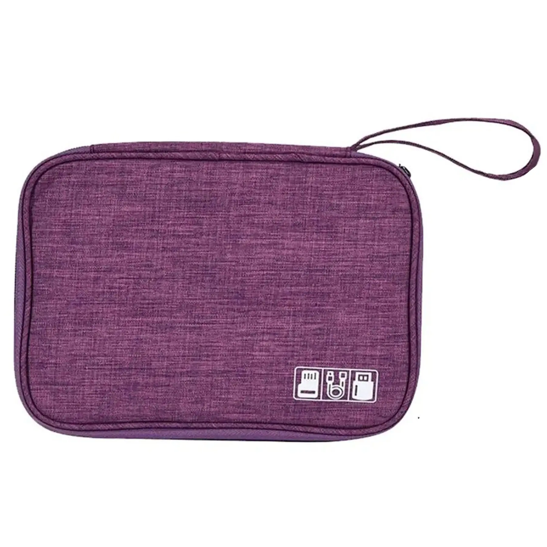 Compact Electronic Organizer Travel Pouch for Chargers Cables USBs