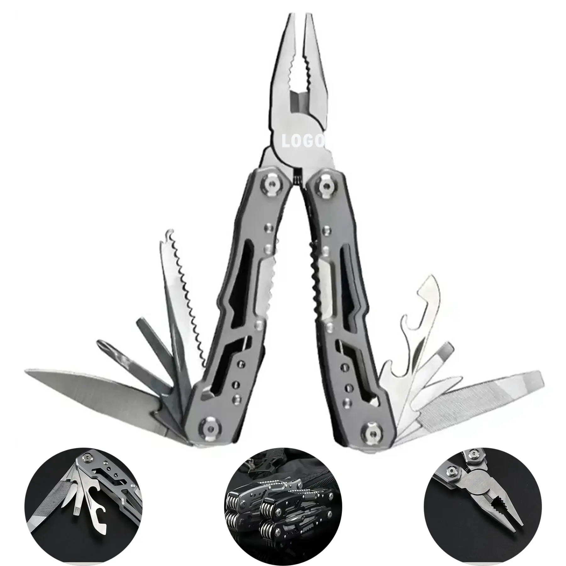 Rugged Stainless Steel Multi Tool Pliers for Outdoor Adventure and Emergencies 2