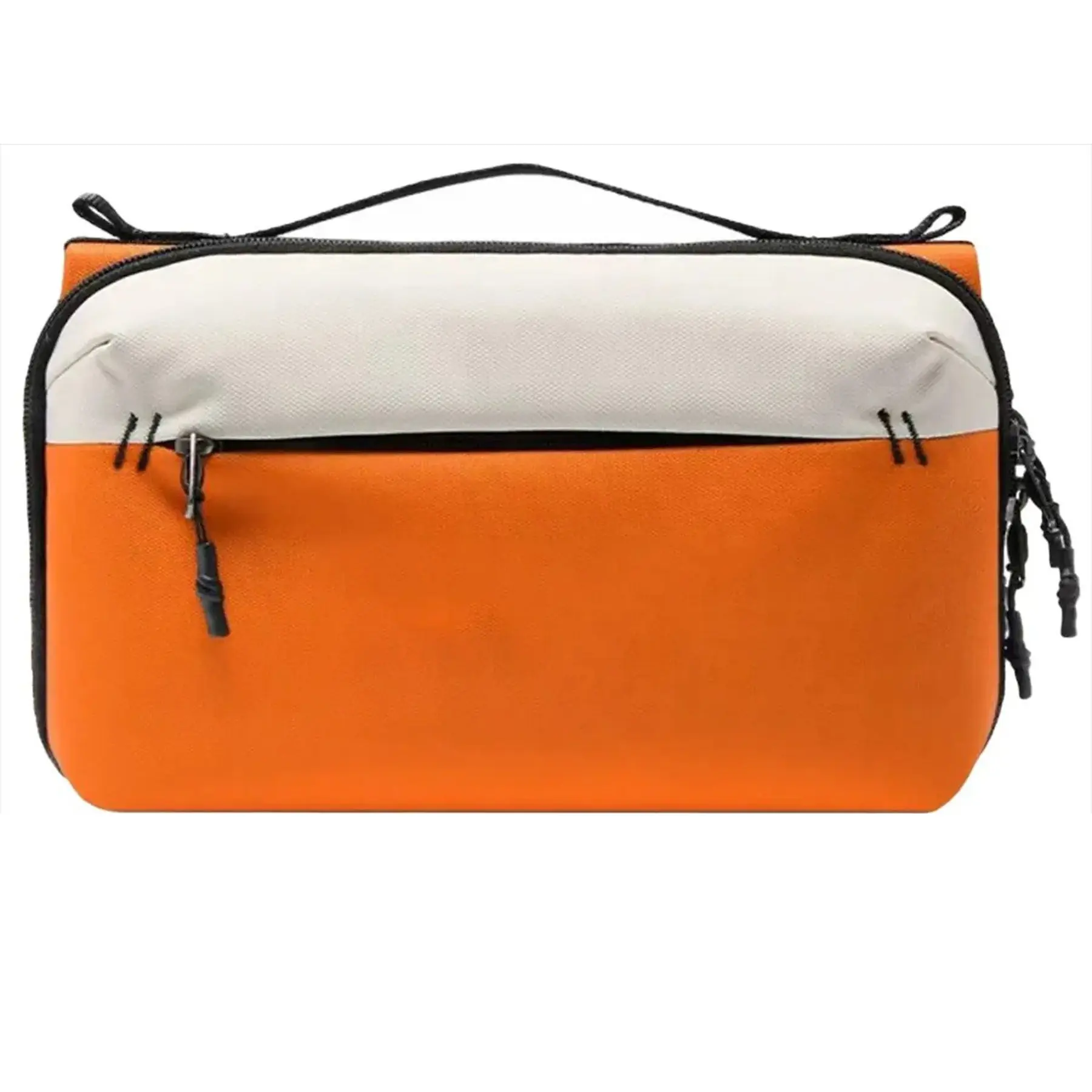 Compact Four Panel Electronics Organizer Travel Pouch