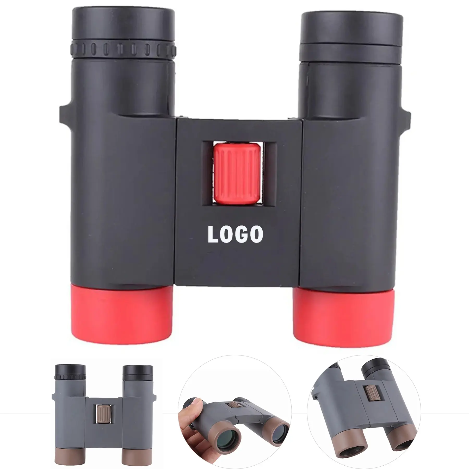 10X Zoom Compact Folding Binoculars HD Optical Glass Lenses Camping Sports 2