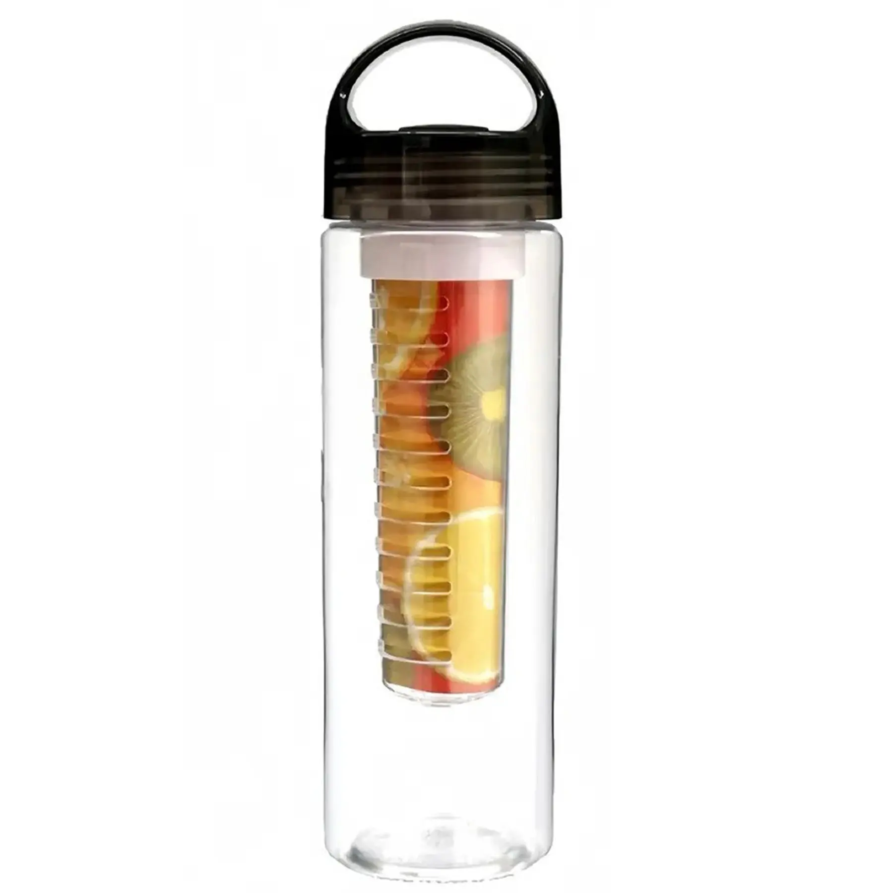 Reusable Large Plastic Fruit Infuser Water Bottle Carry Handle