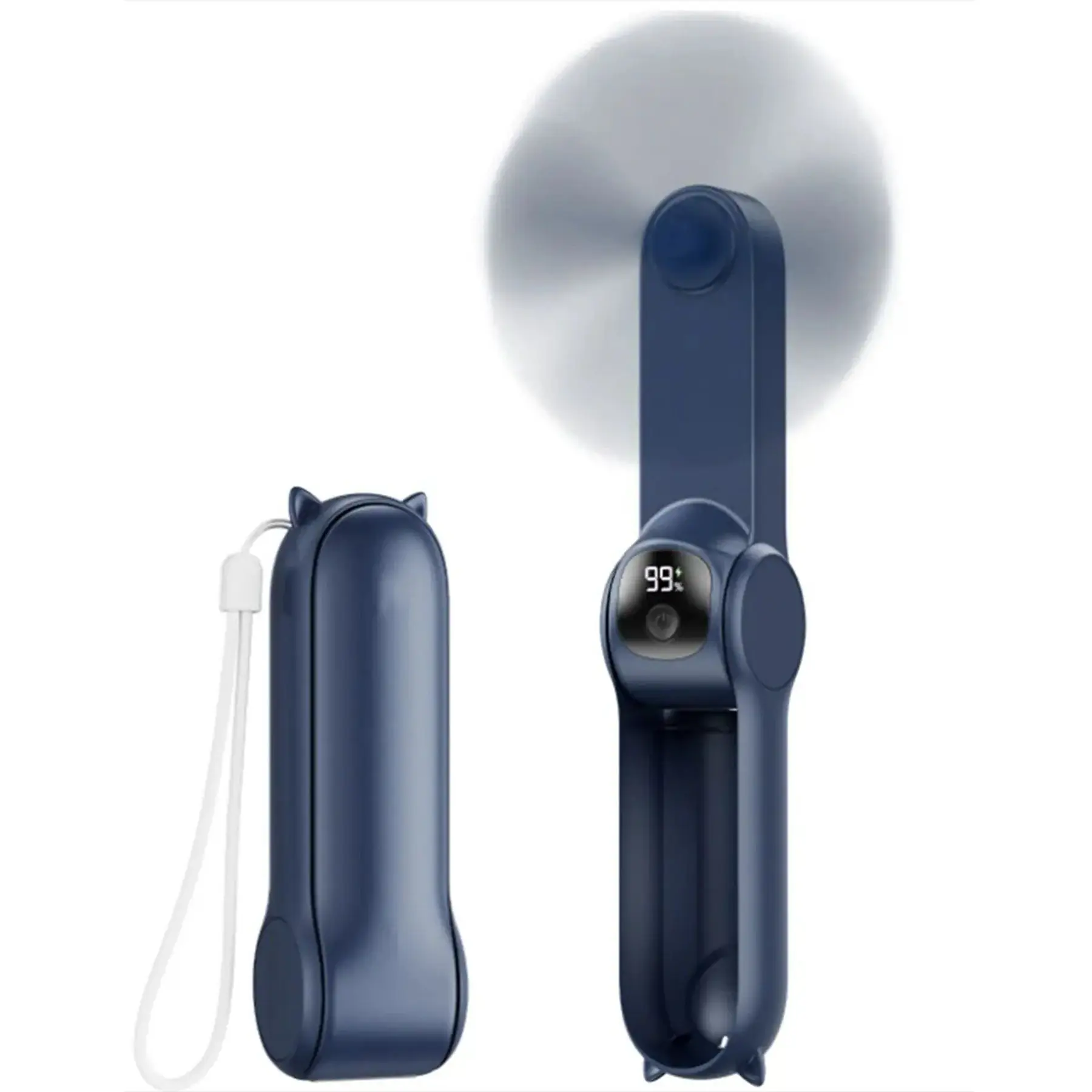 Portable Mini Fan Power Bank Outdoor Travel Gadget
