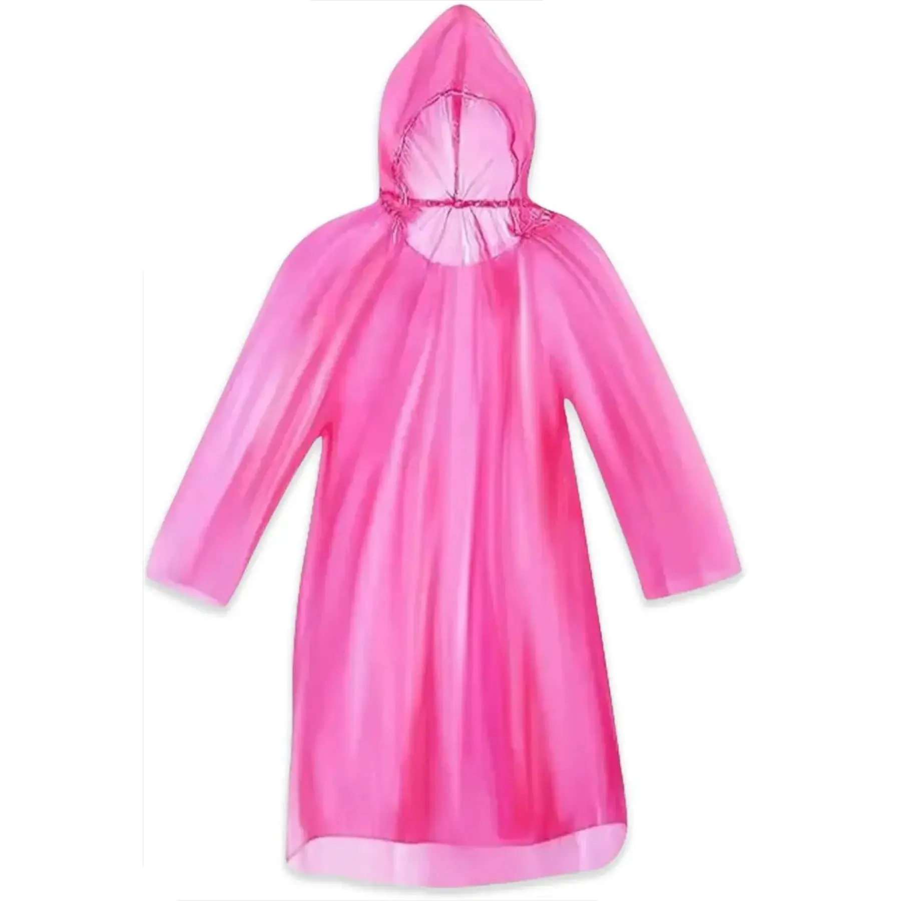 Compact Hooded Disposable Rain Poncho Keychain Ball