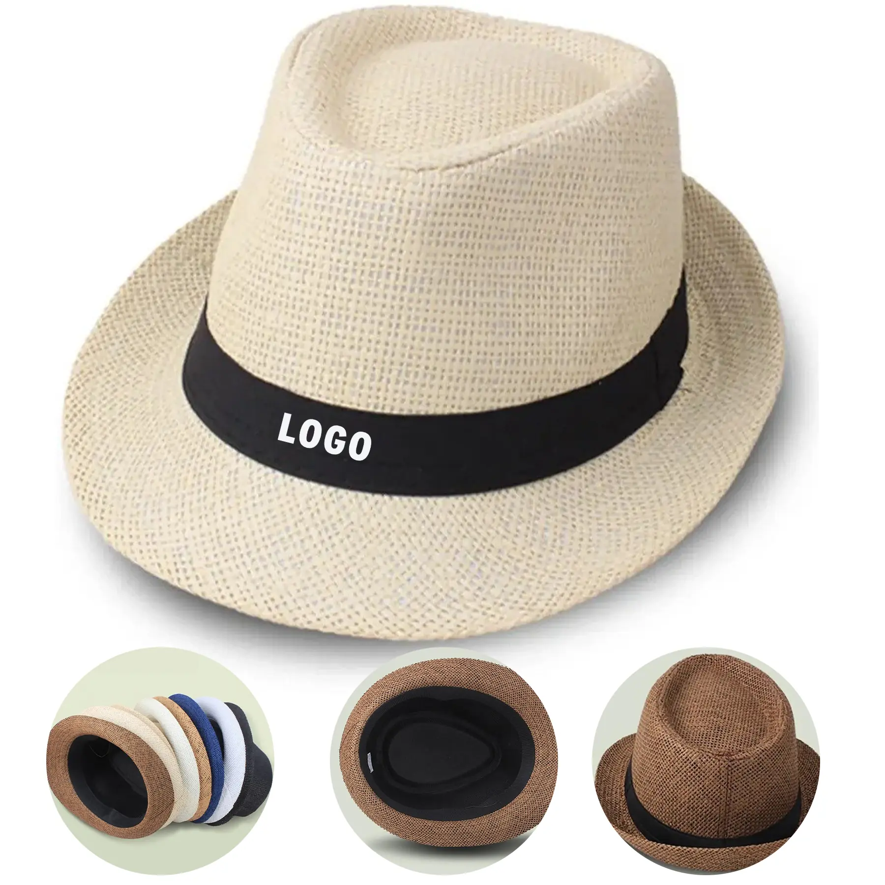 Lightweight Breathable Straw Sun Hat for Garden Beach Travel 2
