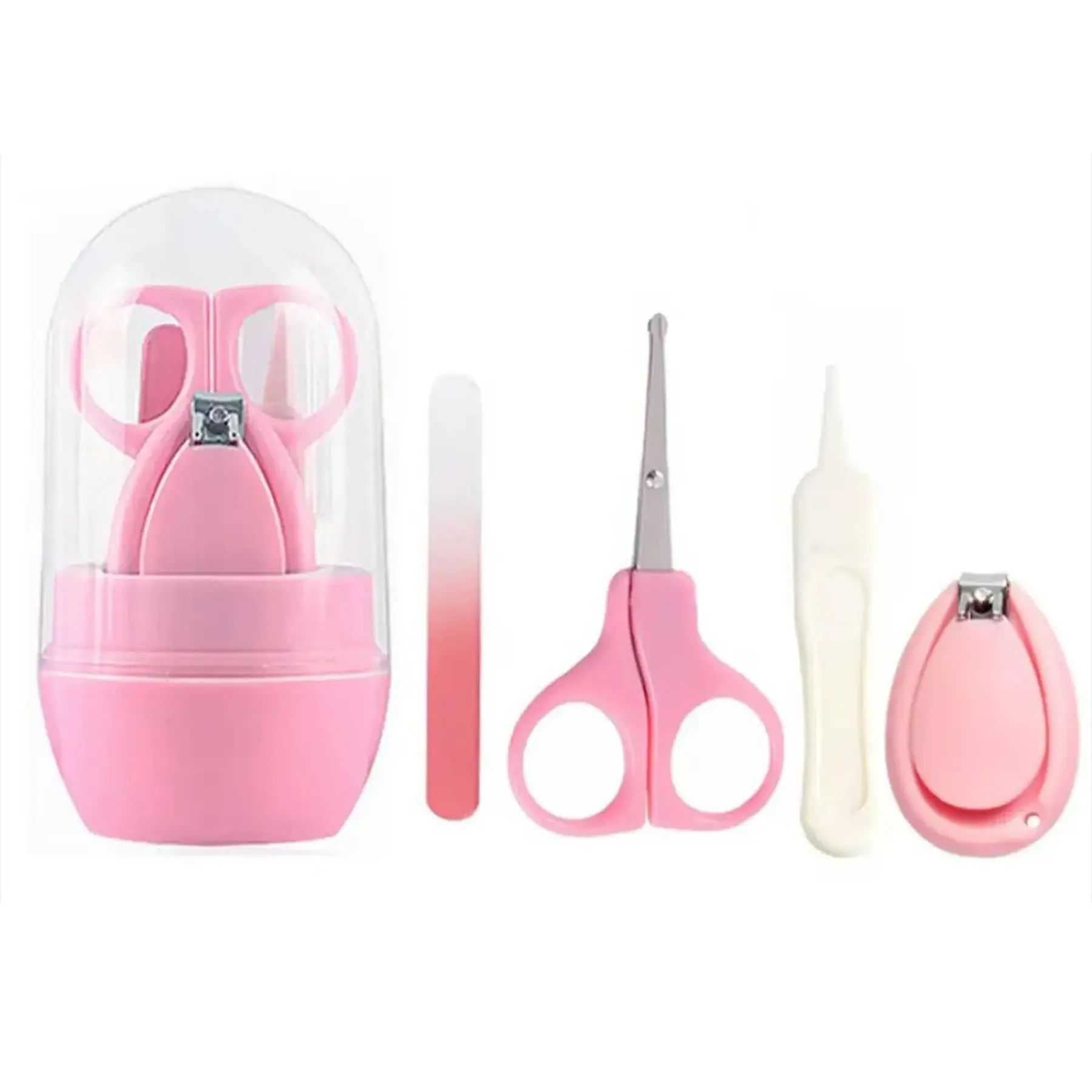 Baby Grooming Essentials Clippers File Scissors Kit