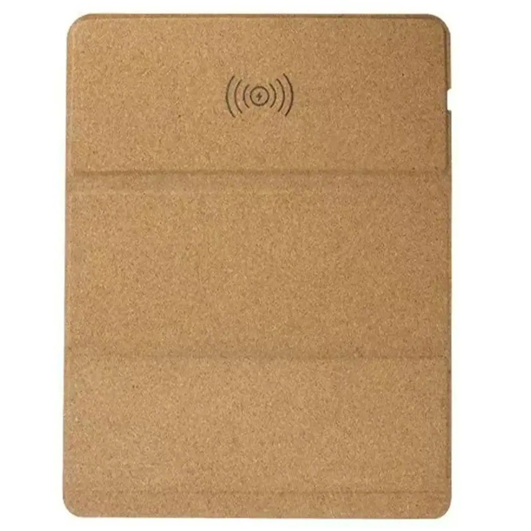 Portable Cork Wireless Charging Desk Mat Natural Surface