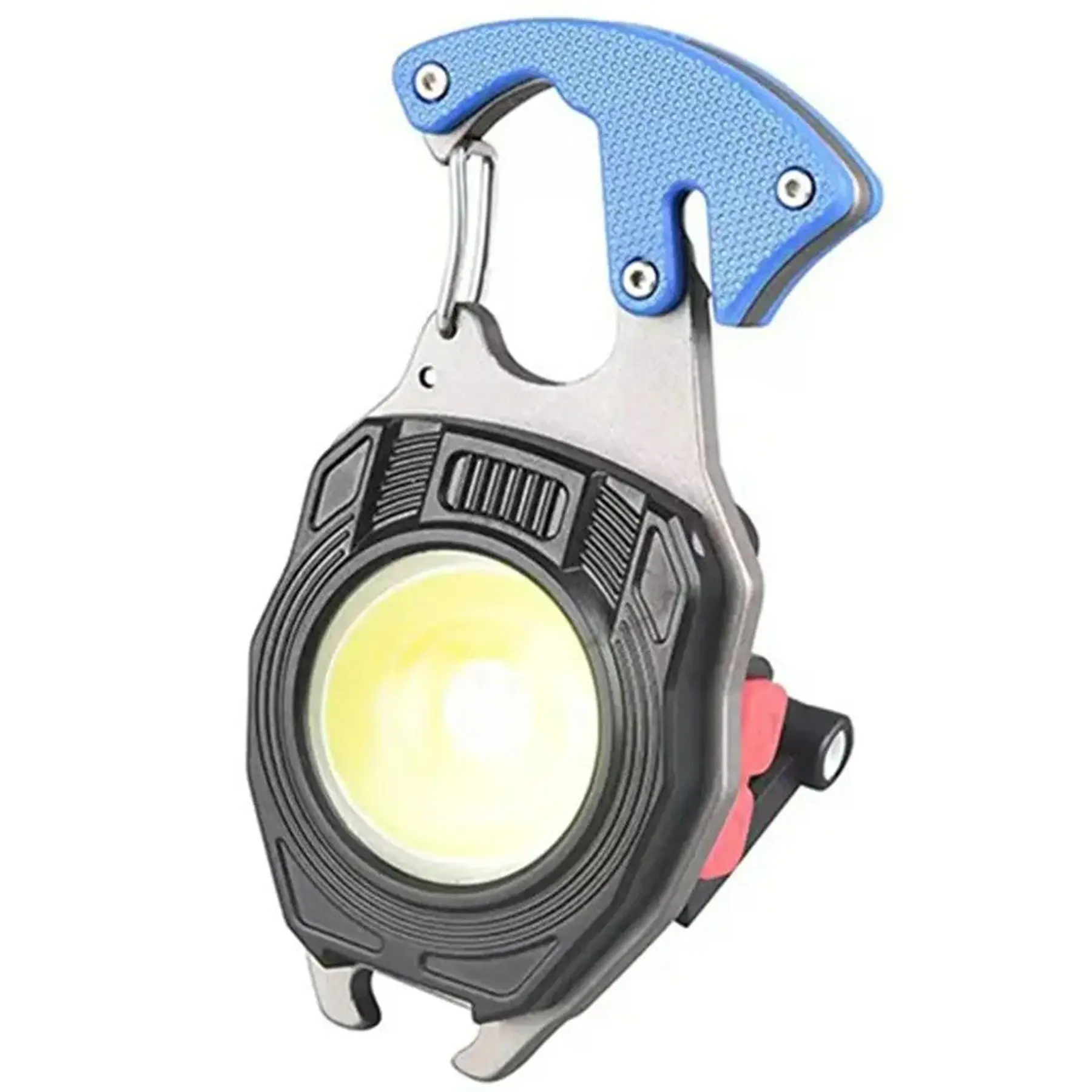Portable Rechargeable COB LED Keychain Clip Light